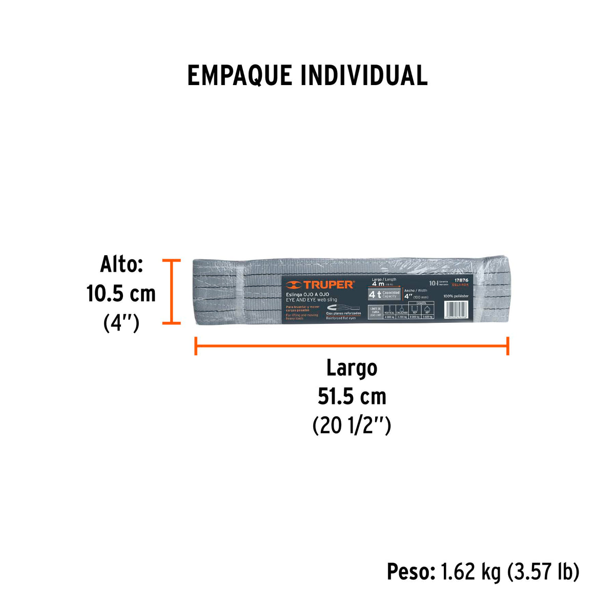 Eslinga de 4" x 4m
