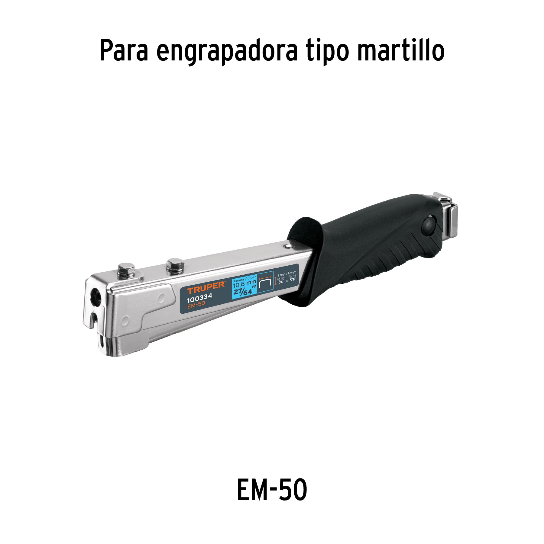 Grapas para et-50, 1/4", caja con 1000 piezas