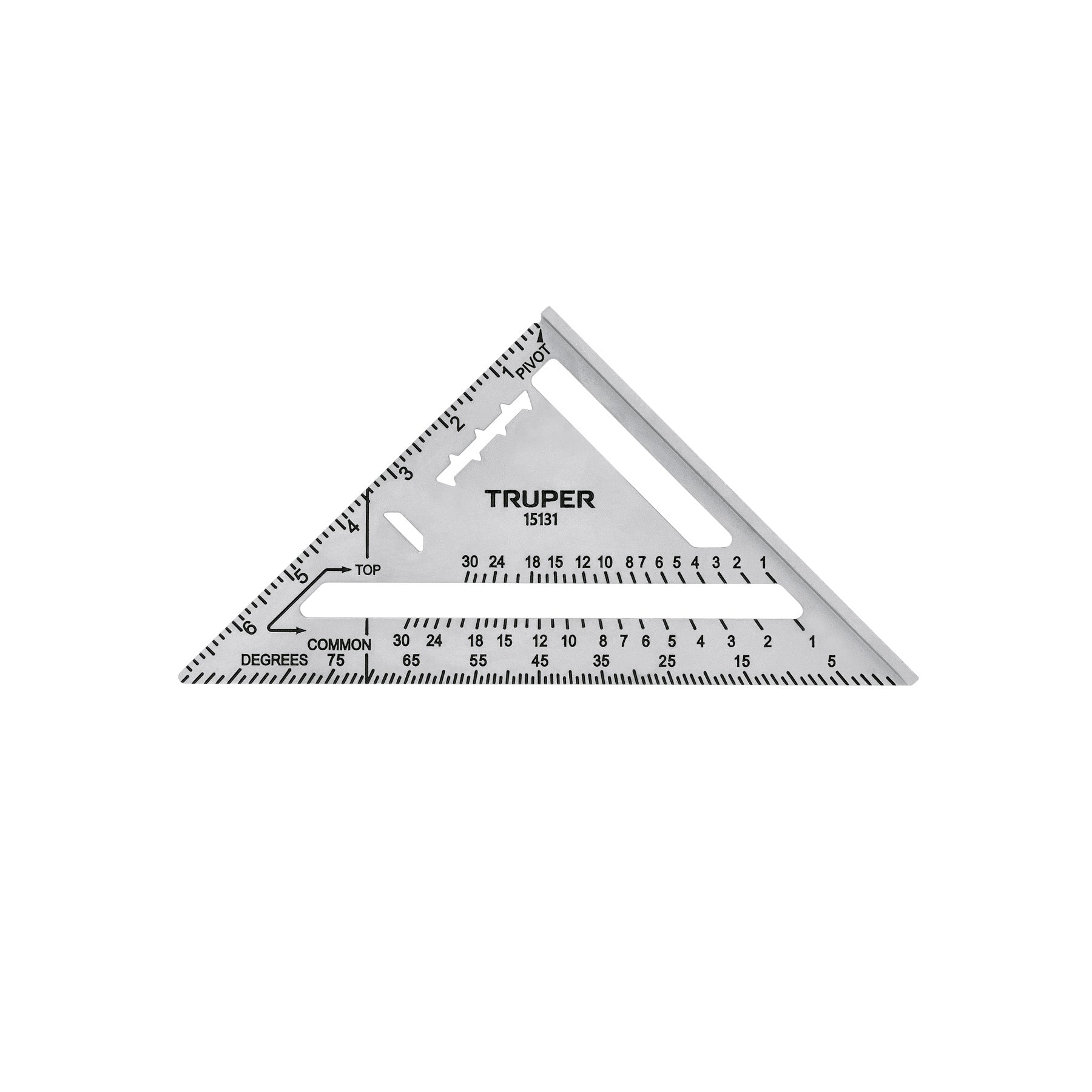 Escuadra de aluminio para tablaroca, 7" (177 mm)