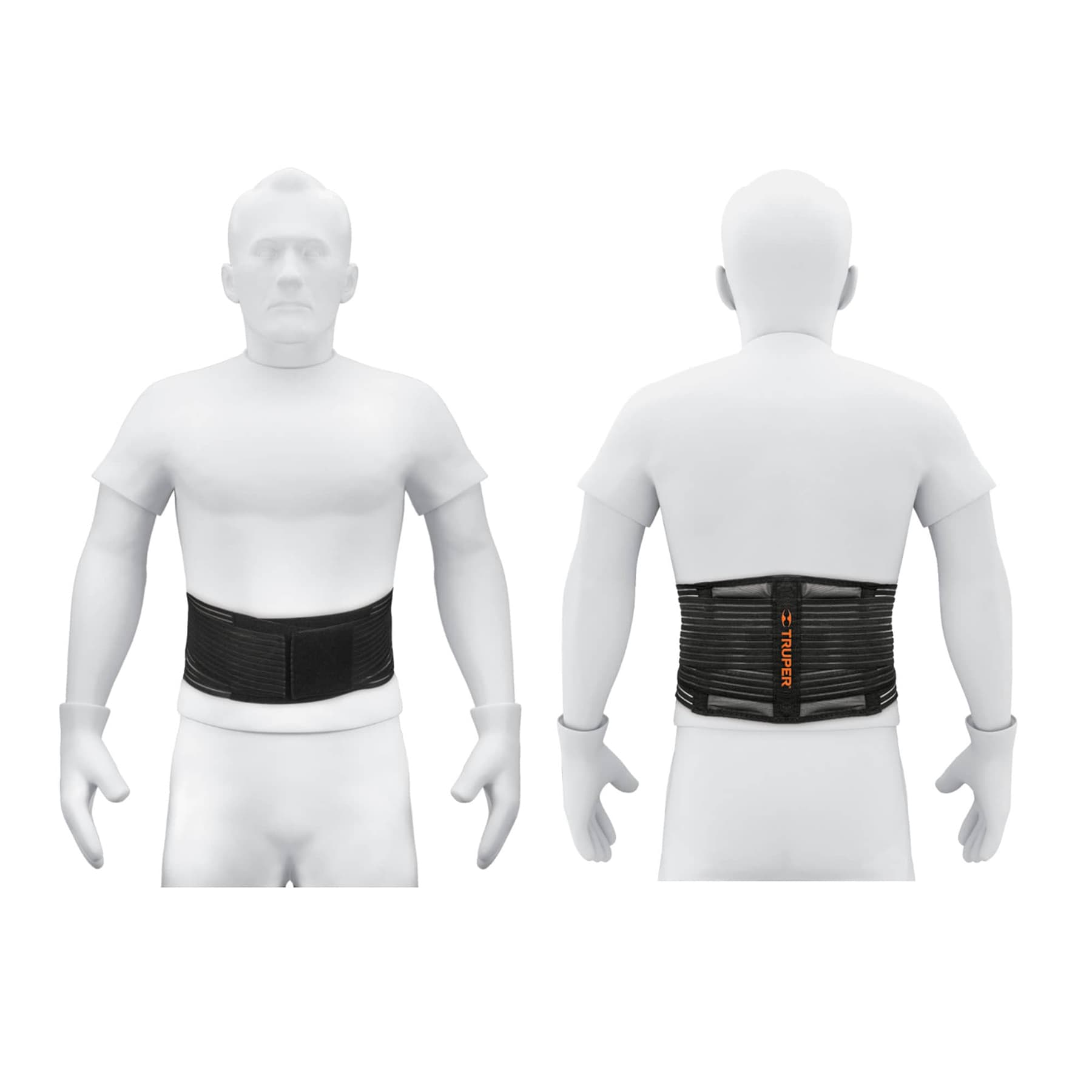 Faja con cinturón de malla, talla extra grande