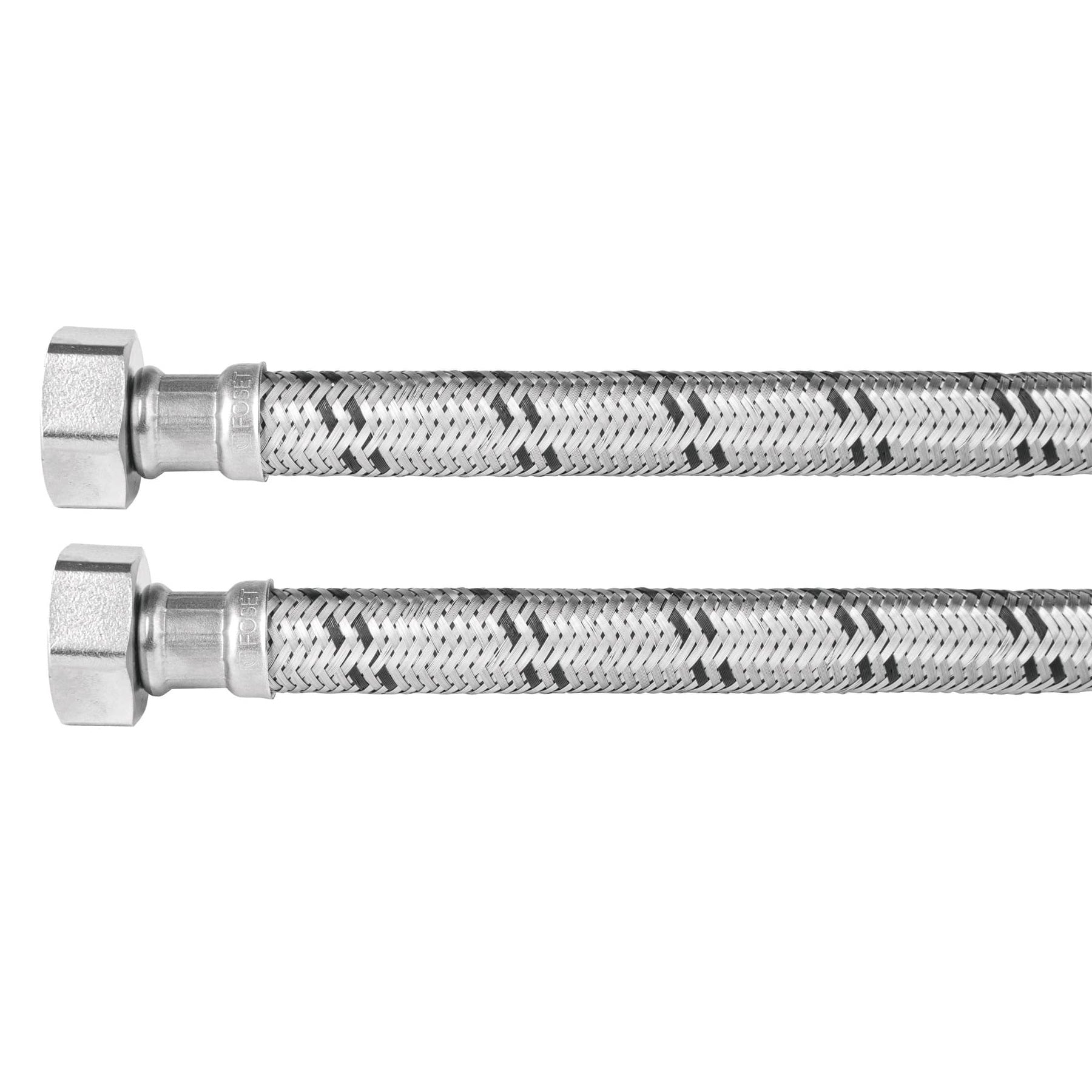 Manguera de hule, 3/4", 80 cm, acero, usos generales