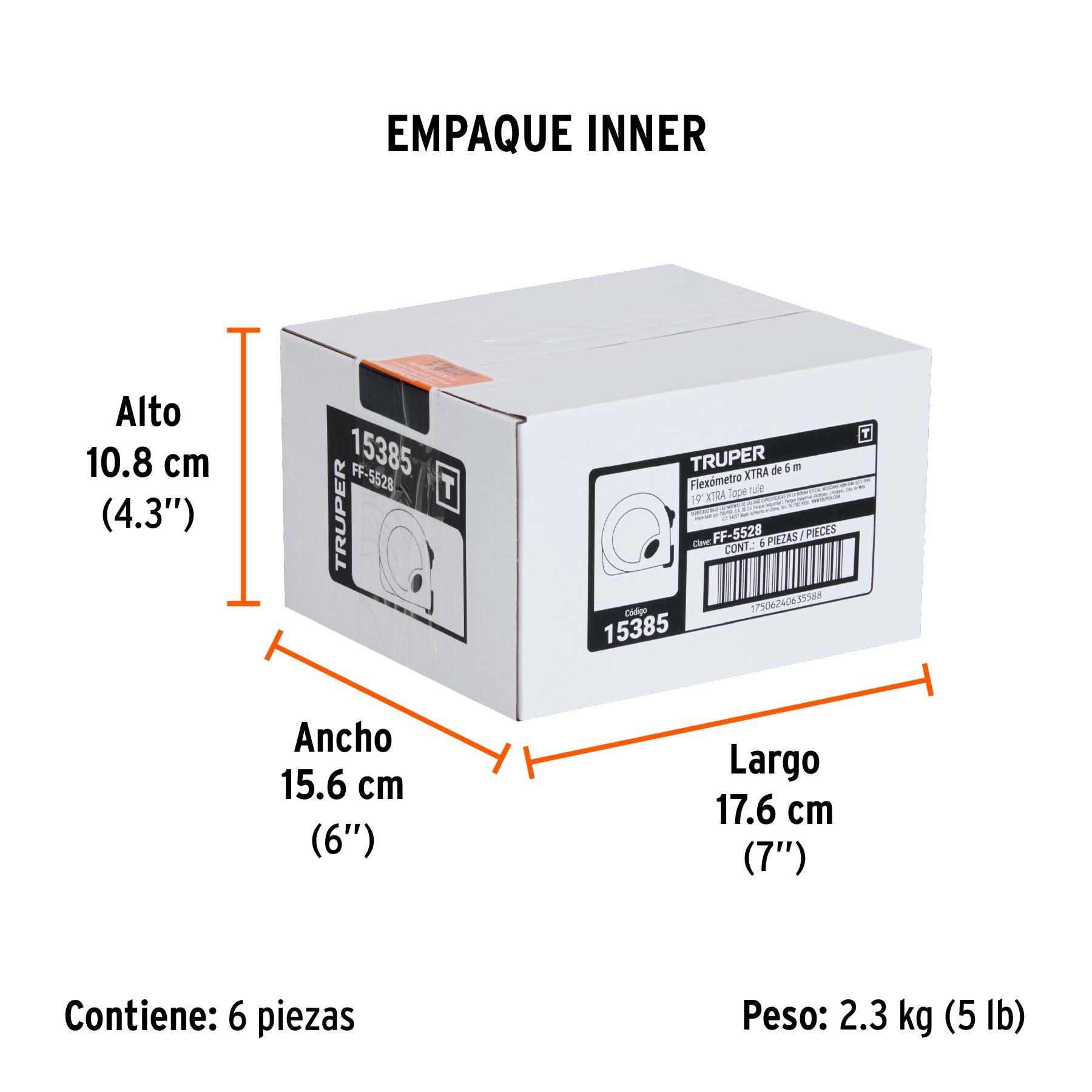 Fléxometro Xtra de 5.5 m, cinta 28 mm