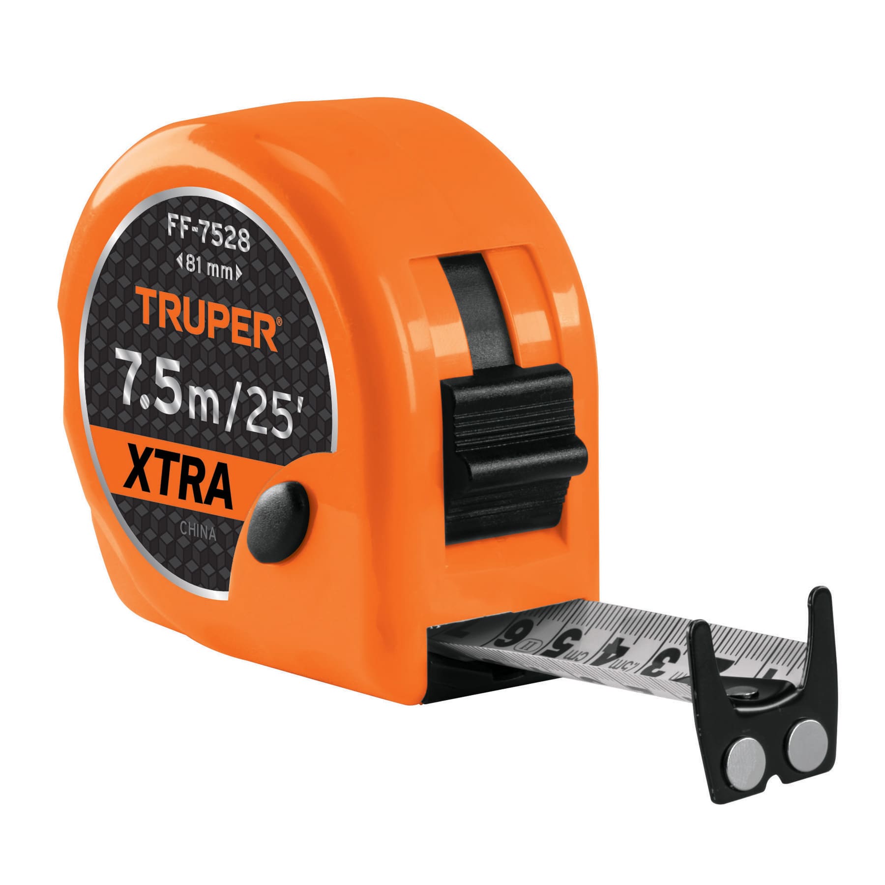 Flexómetro Xtra de 7.5 m, cinta 28 mm