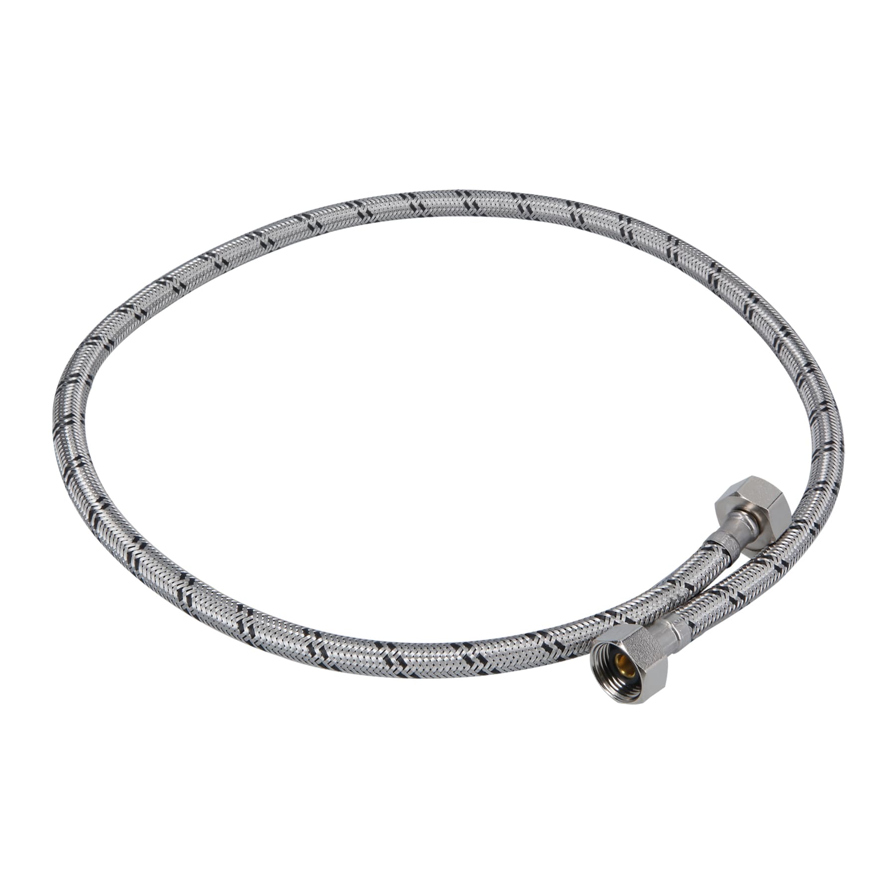 Manguera de hule, 100 cm, acero inoxidable, usos generales