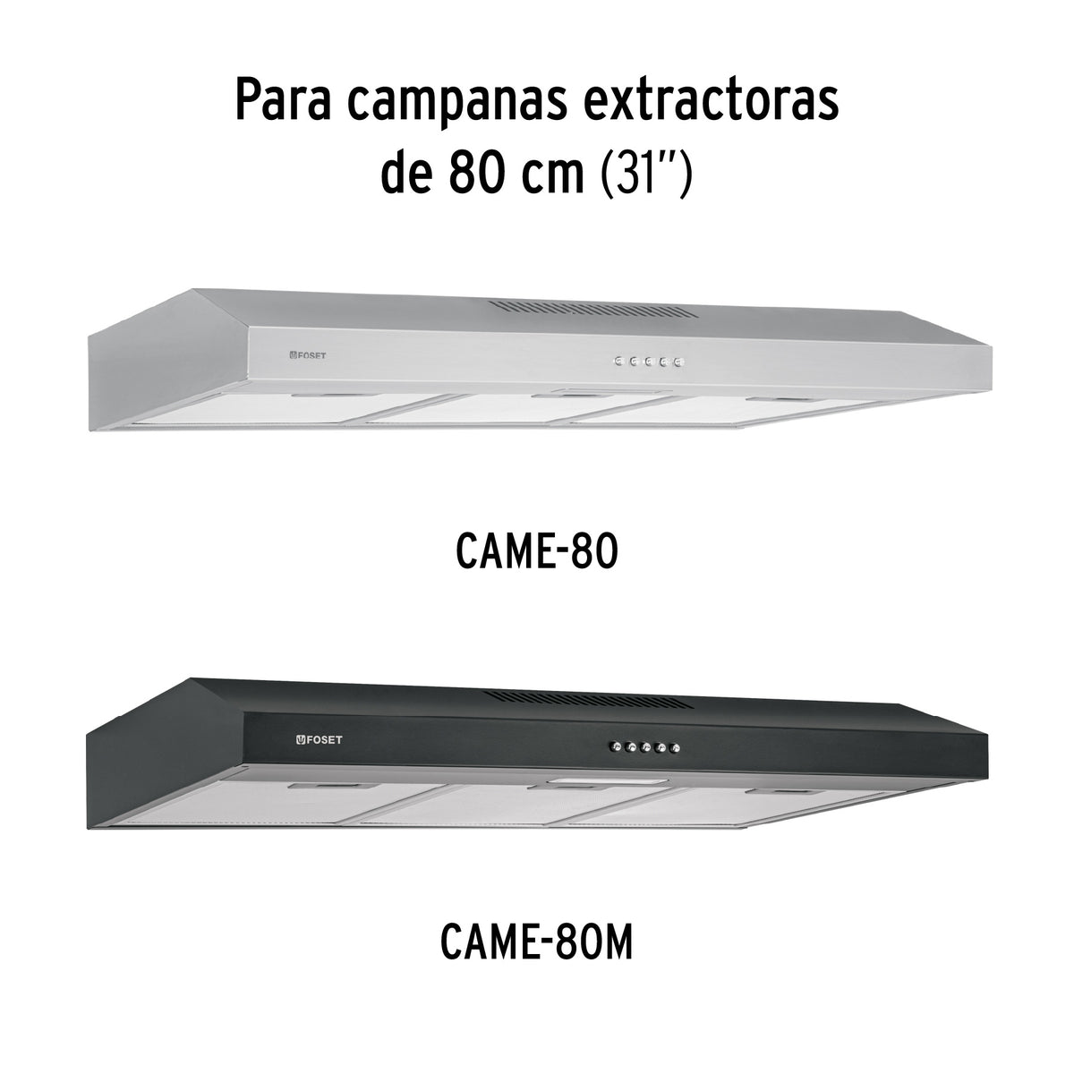 Filtro de carbón para campanas CAME-80/60