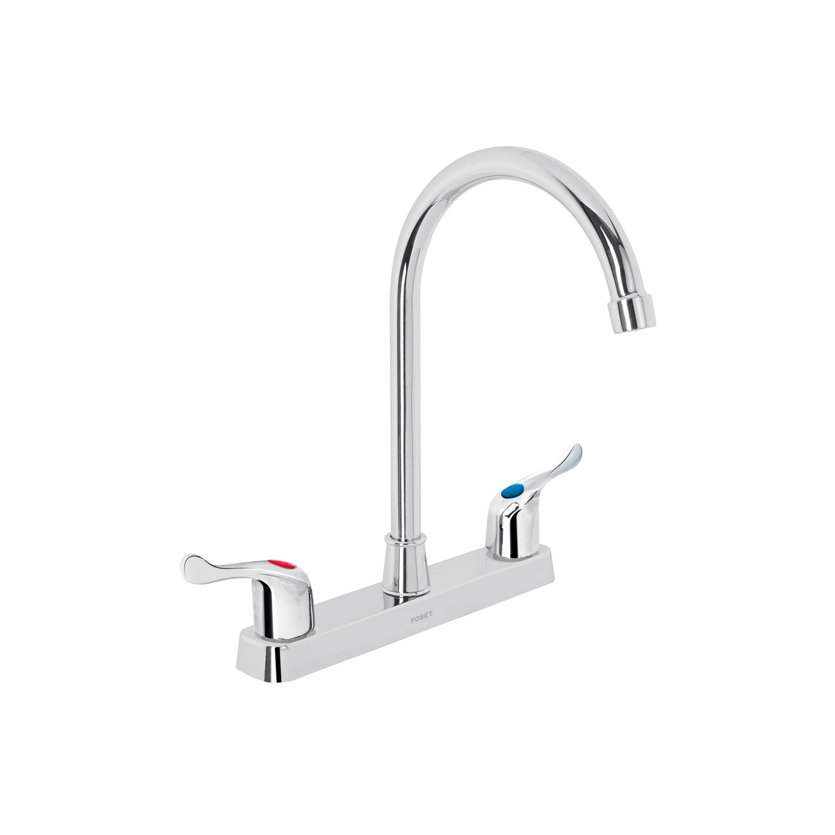 Mezcladora de ABS p/fregadero, cuello alto, palanca, Basic