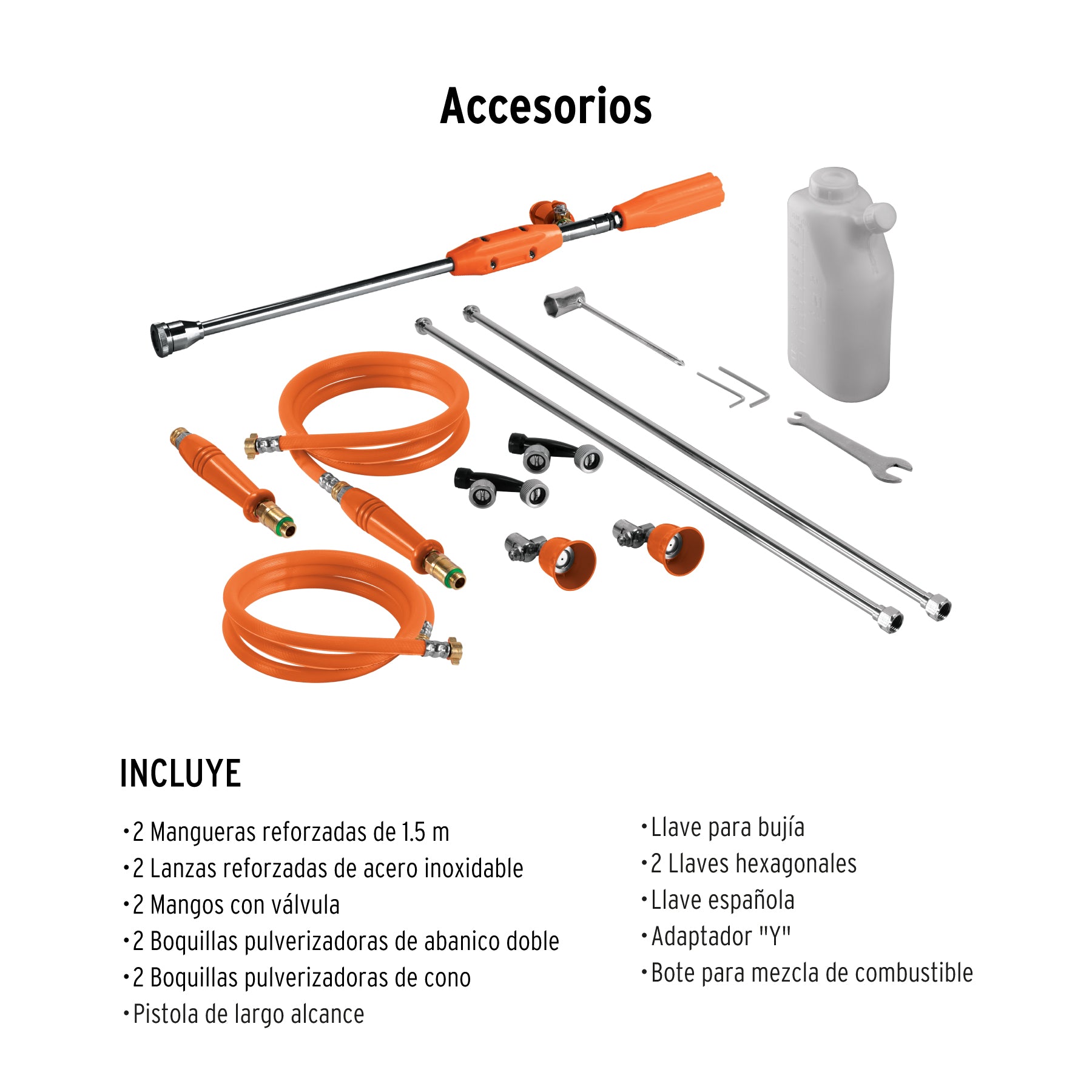 Fumigador a gasolina, 2 tiempos, 25 lts