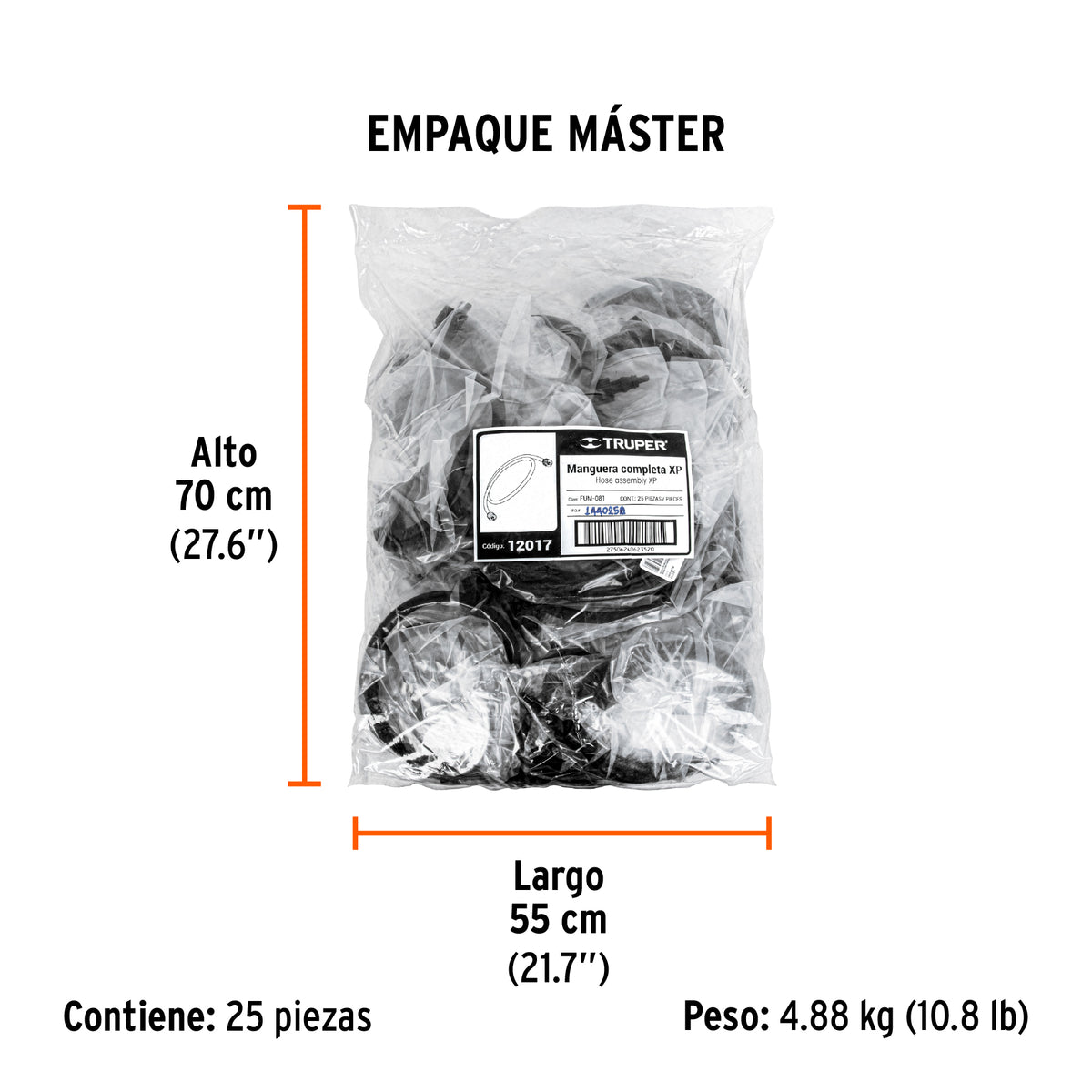 Manguera XP para fumigadores FUM-12, 16 y 20