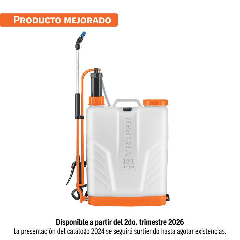Fumigador de mochila, 12 lts
