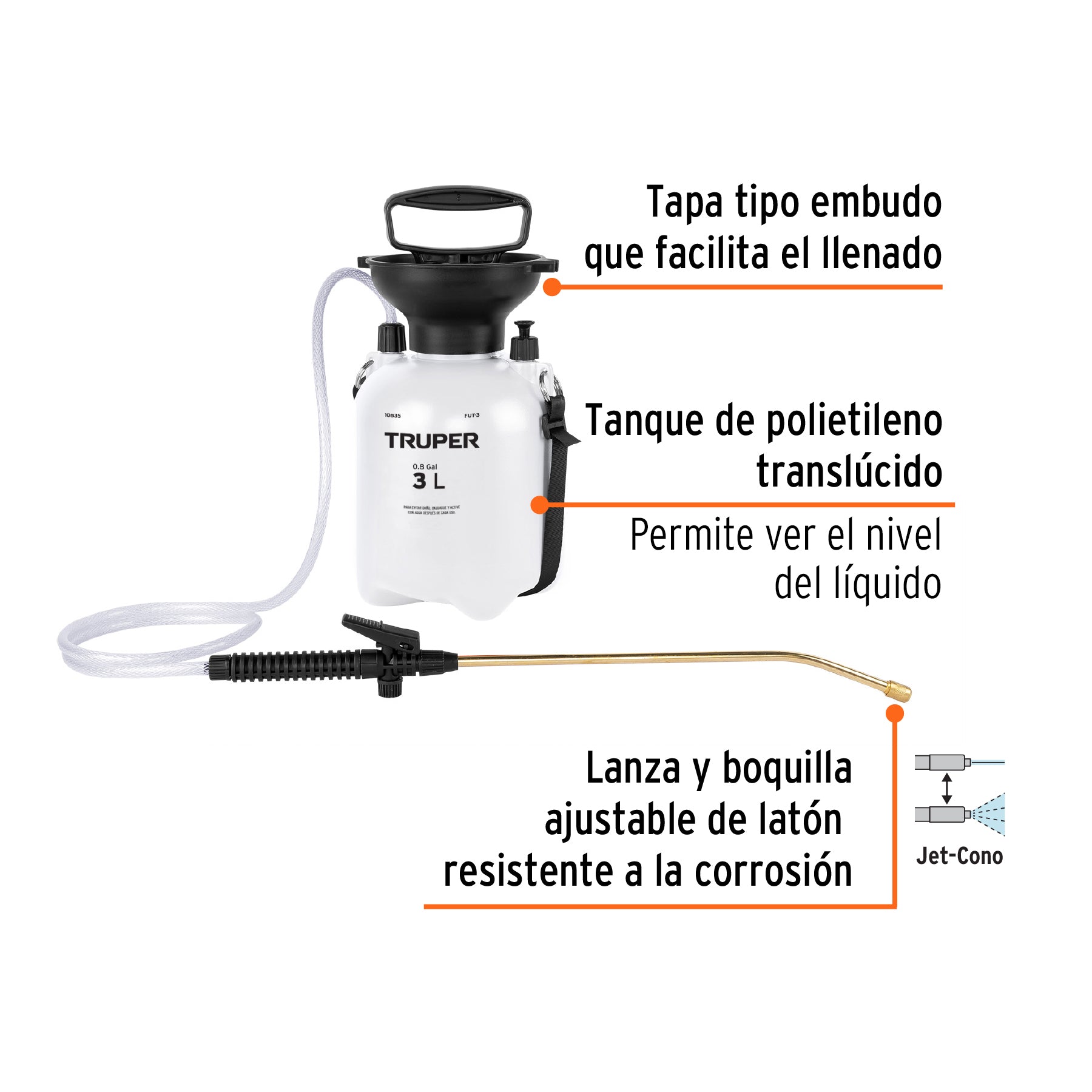 Fumigador, 3 L (0.8 gal )