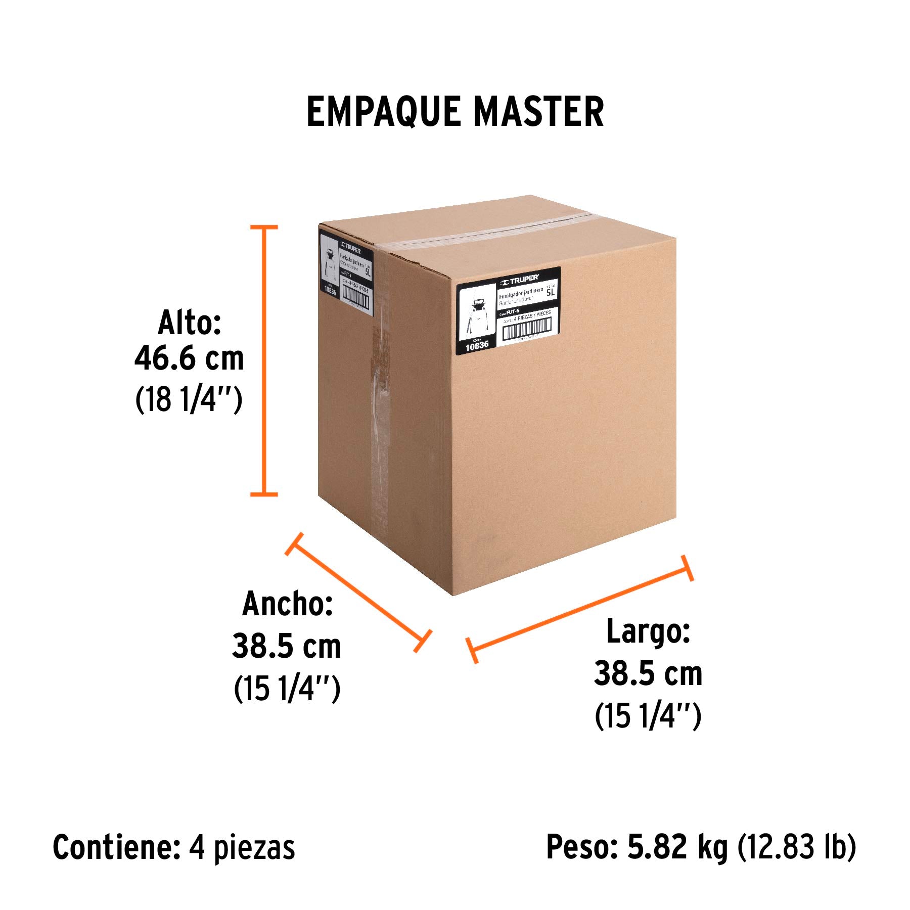 Fumigador, 5 L (1.3 Gal)