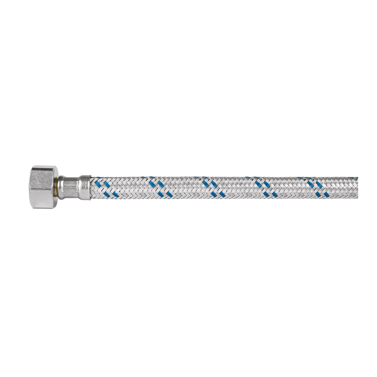 Manguera hule,35cm,aluminio,conector plástico,usos generales