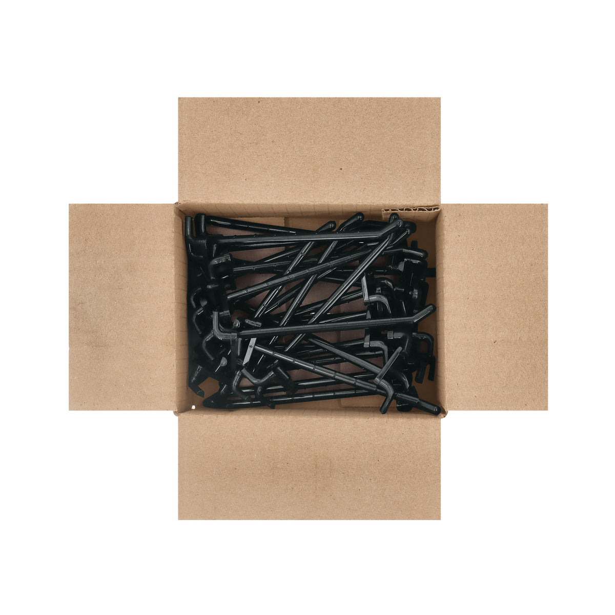 Gancho de plástico para perfocel y para ranurado, 4', Truper