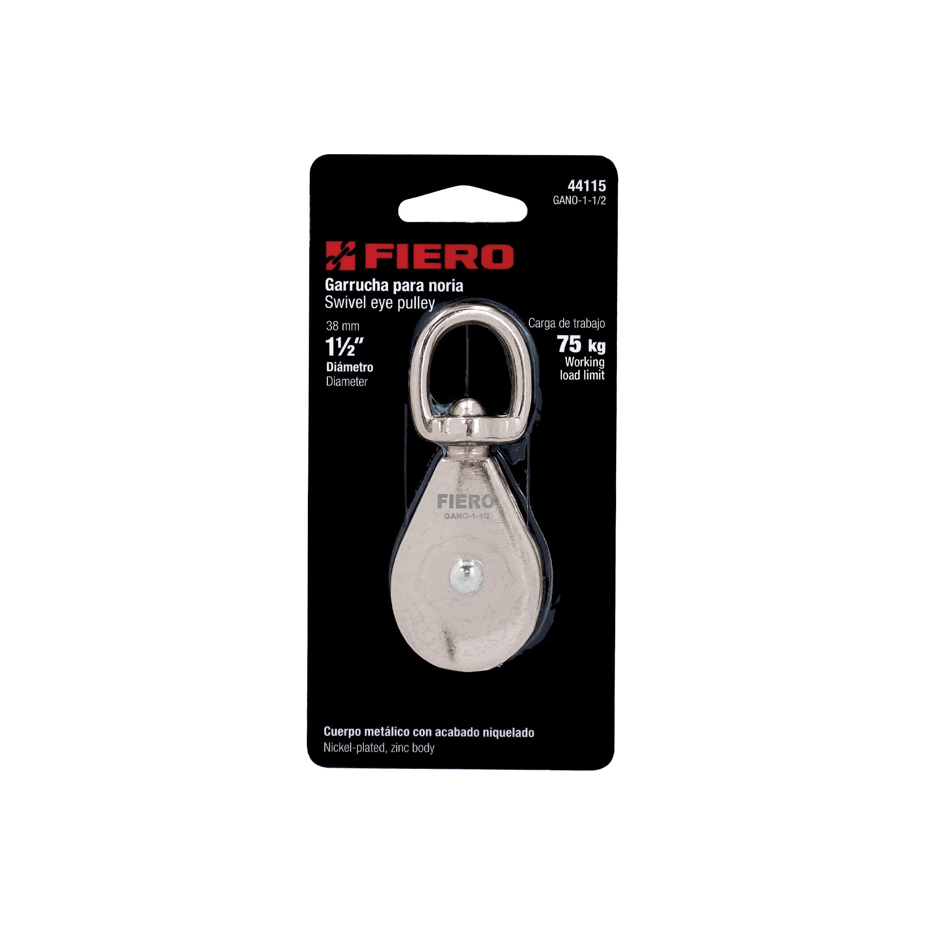 Garrucha para noria de 1 1/2"