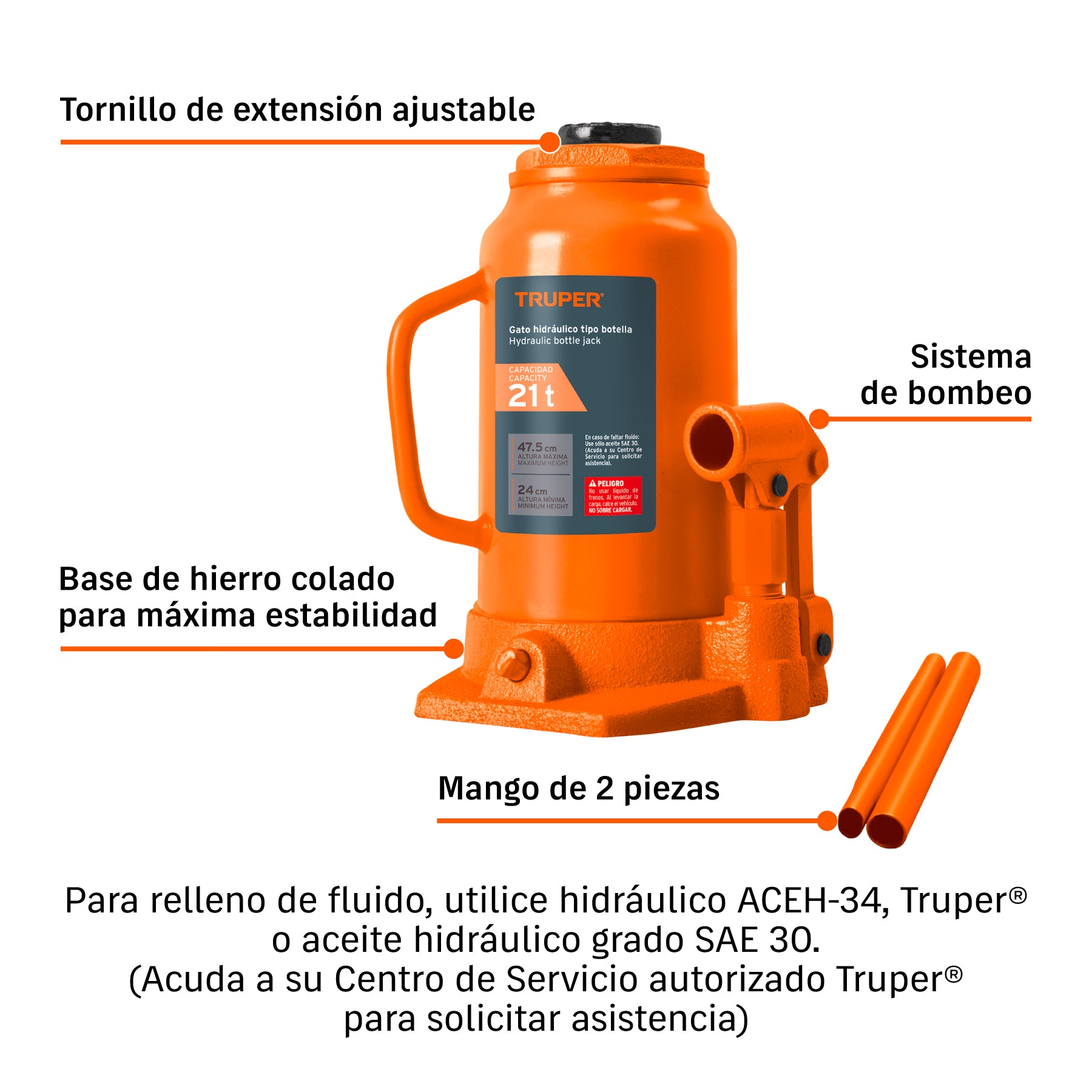 Gato de botella, 20 tons