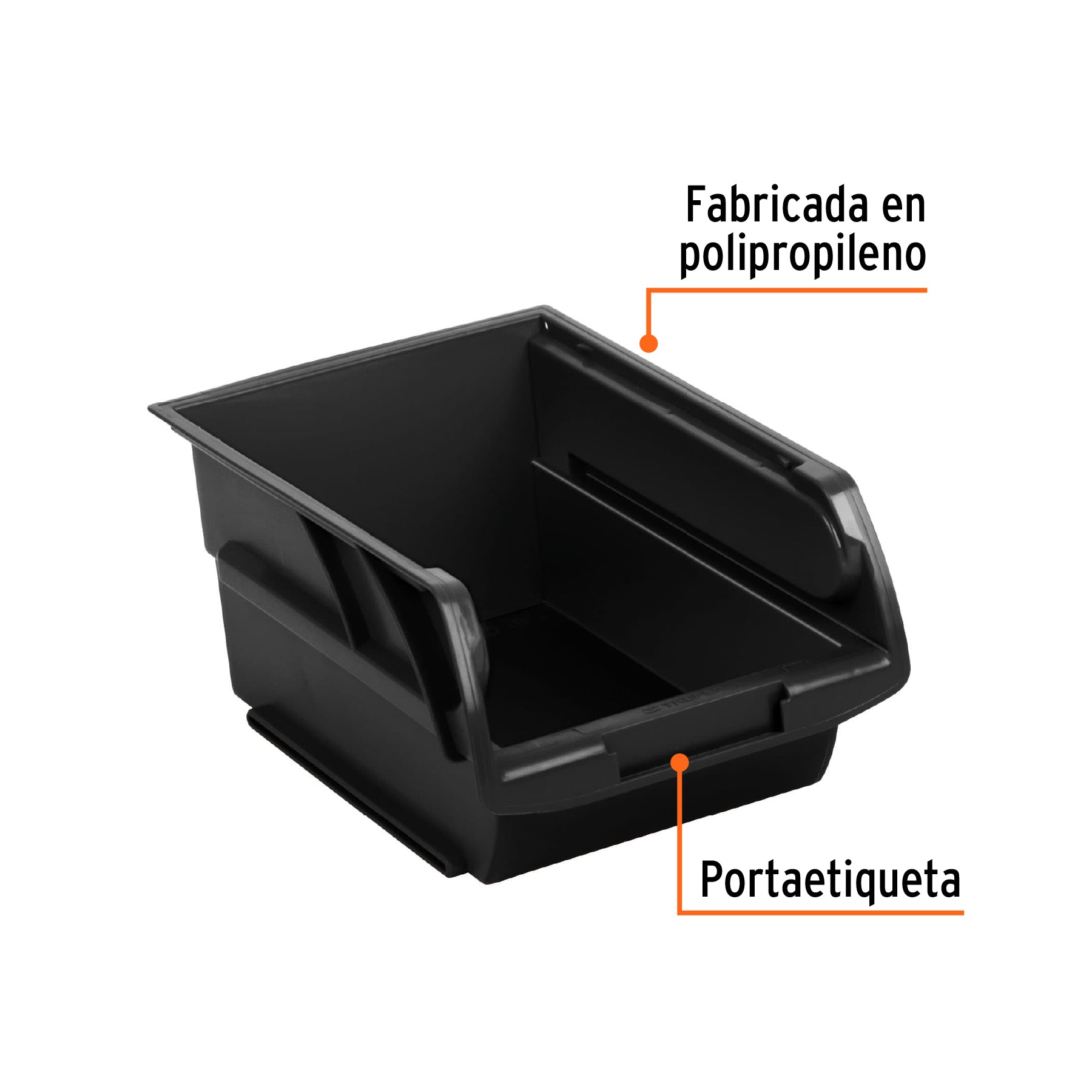 Gaveta apilable de plástico, 16.5 x 10.5 x 7.5 cm