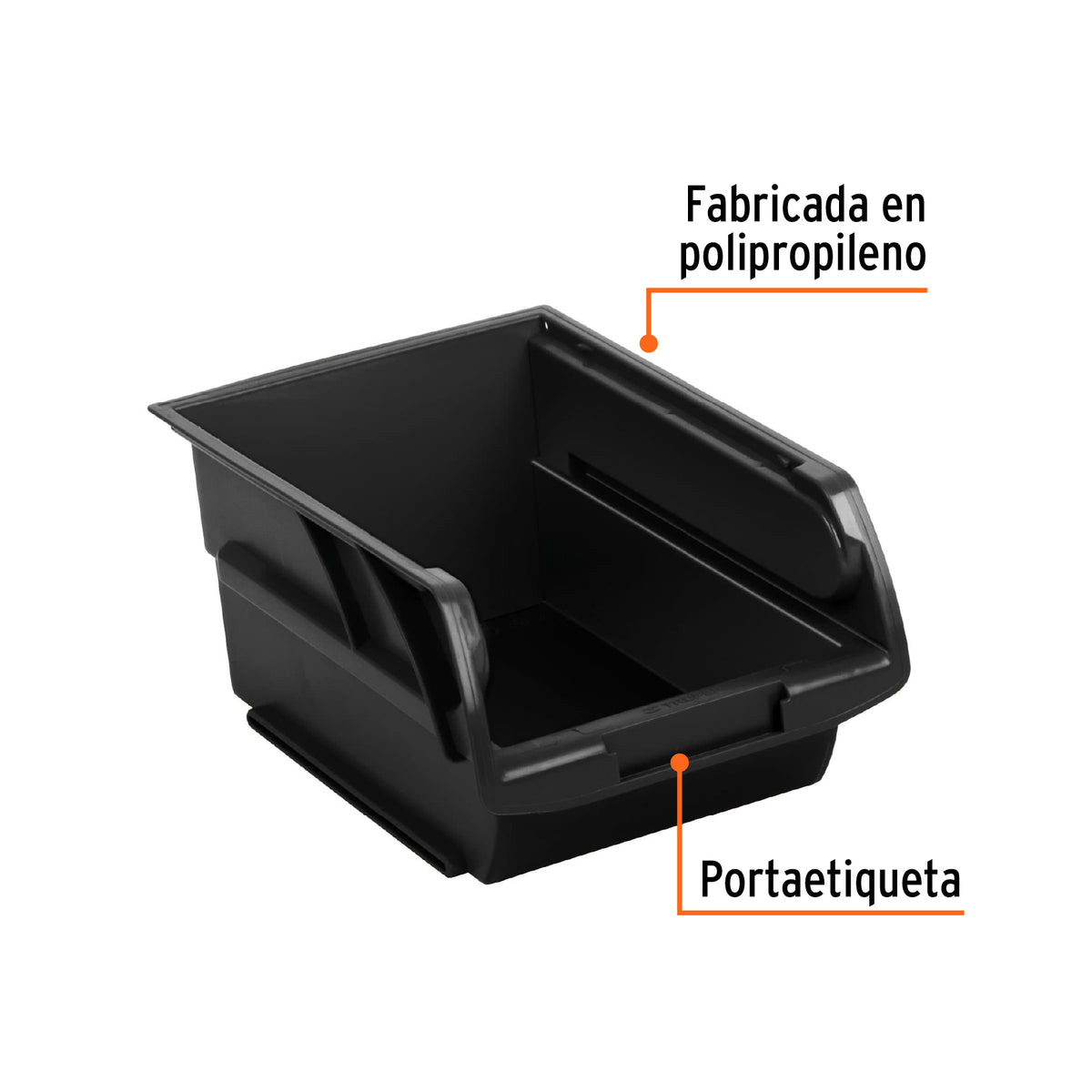 Gaveta apilable de plástico, 16.5 x 10.5 x 7.5 cm