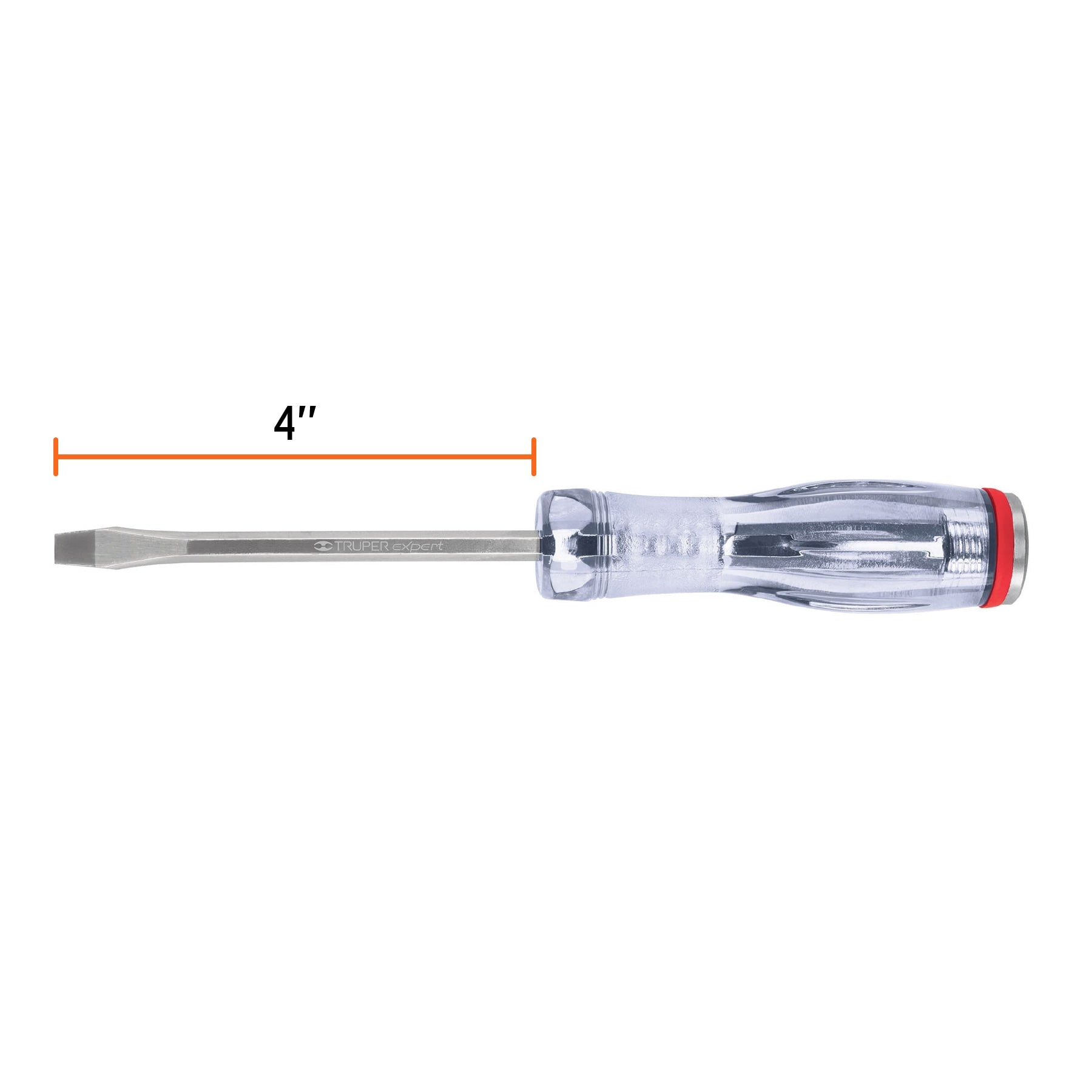 Desarmador de golpe, 1/4x4", plano