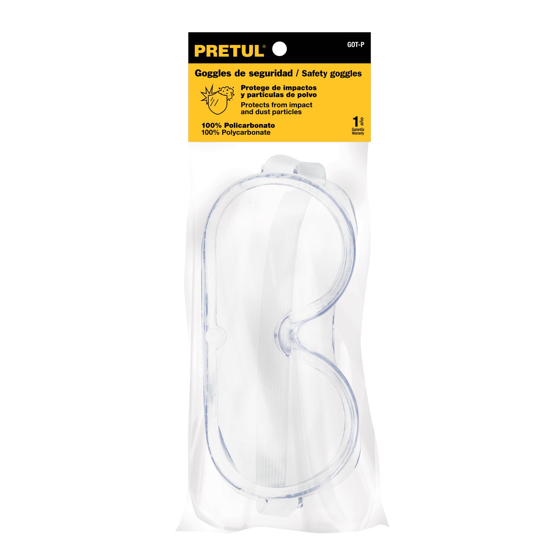 Goggles de seguridad, Pretul con ventilación directa