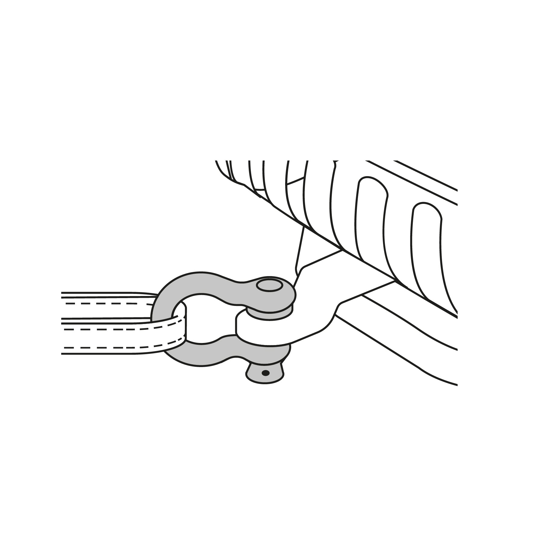 Grillete de 1-1/8"