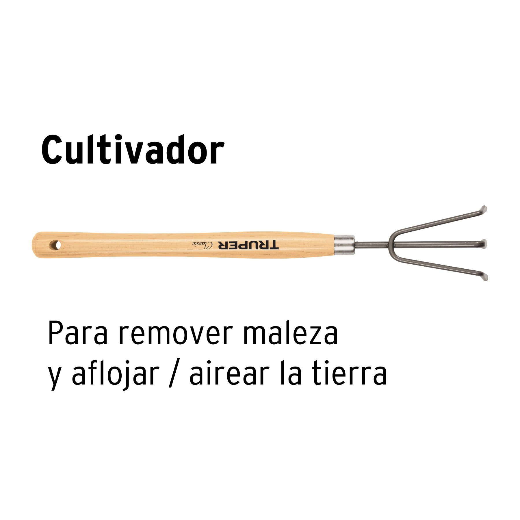 Cultivador para jardín, 15"