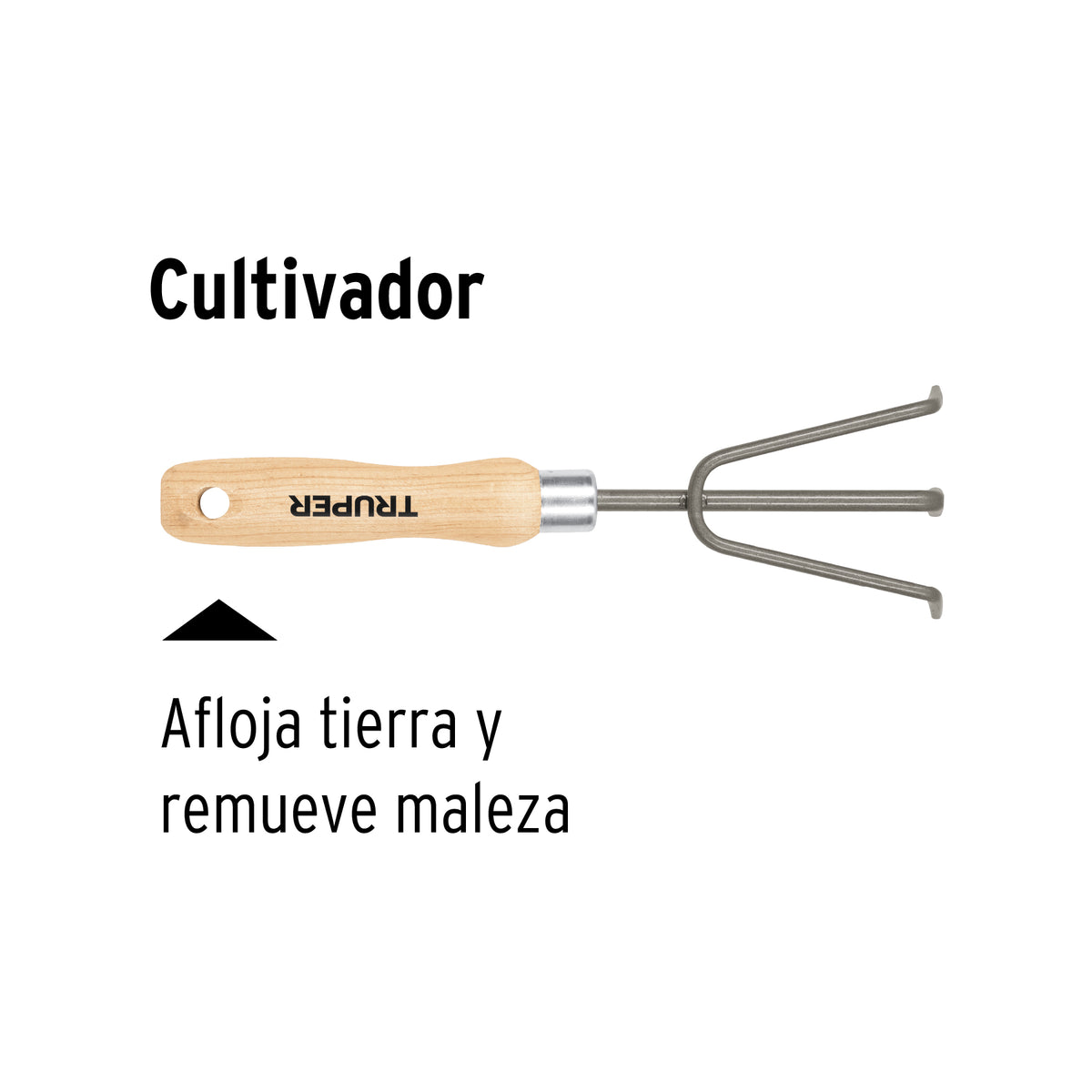 Cultivador para jardín, 6"