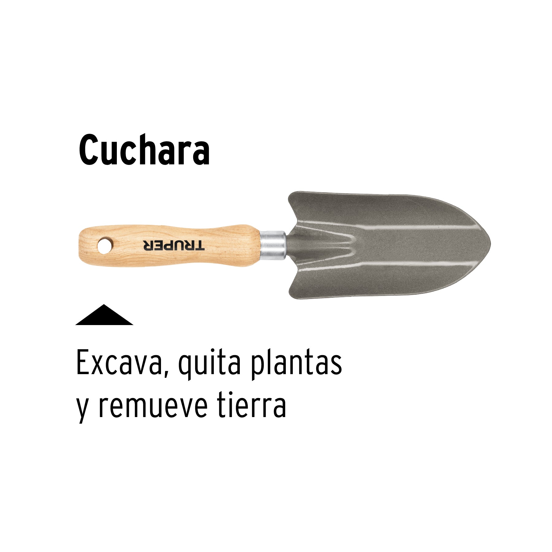 Cuchara para jardín, 6"