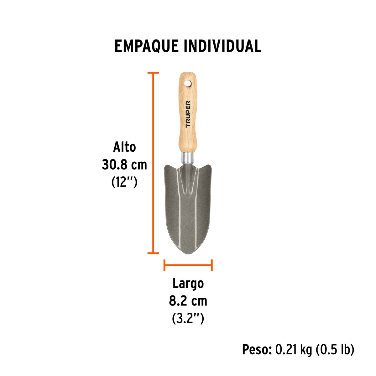 Cuchara para jardín, 6"