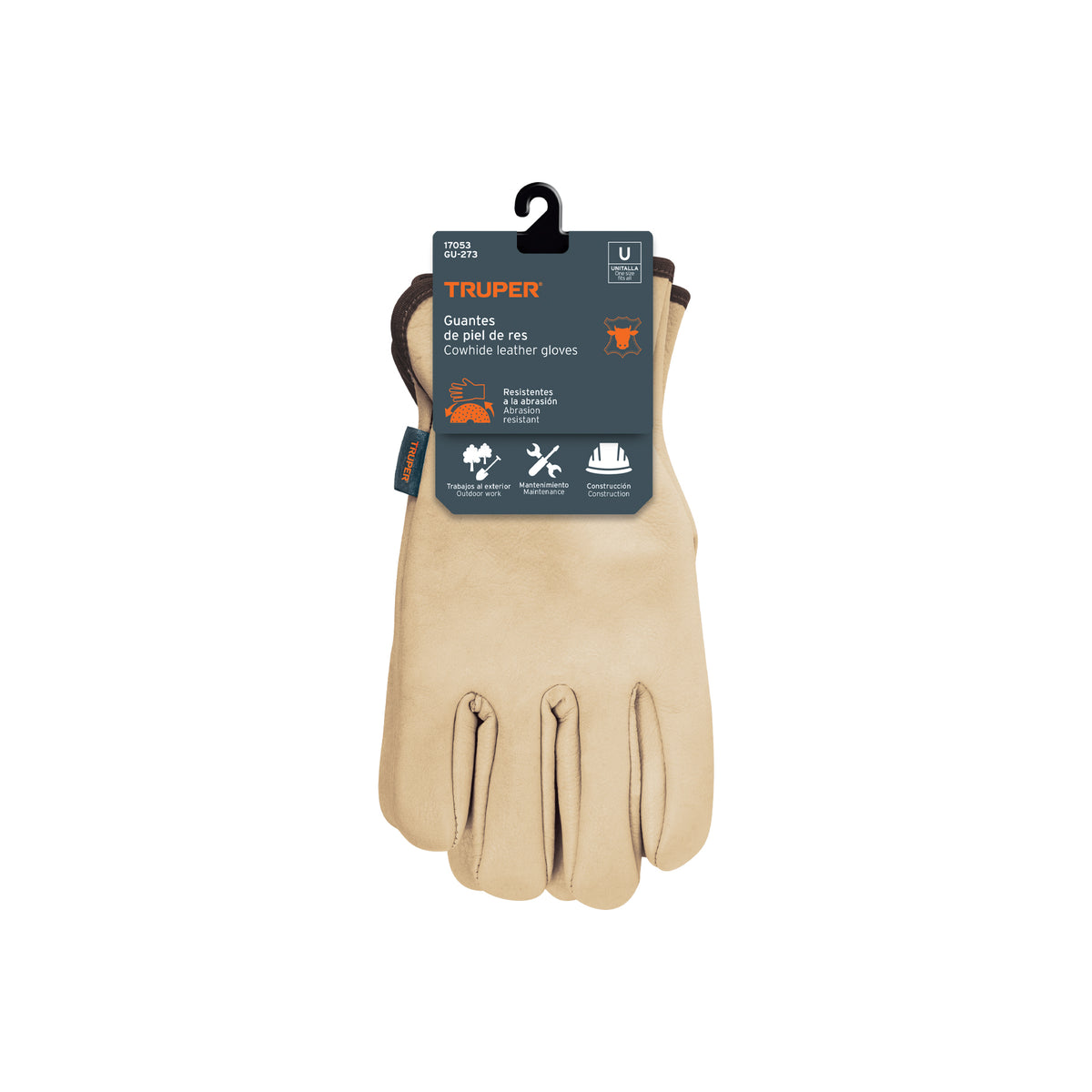 Guantes de operador piel de res