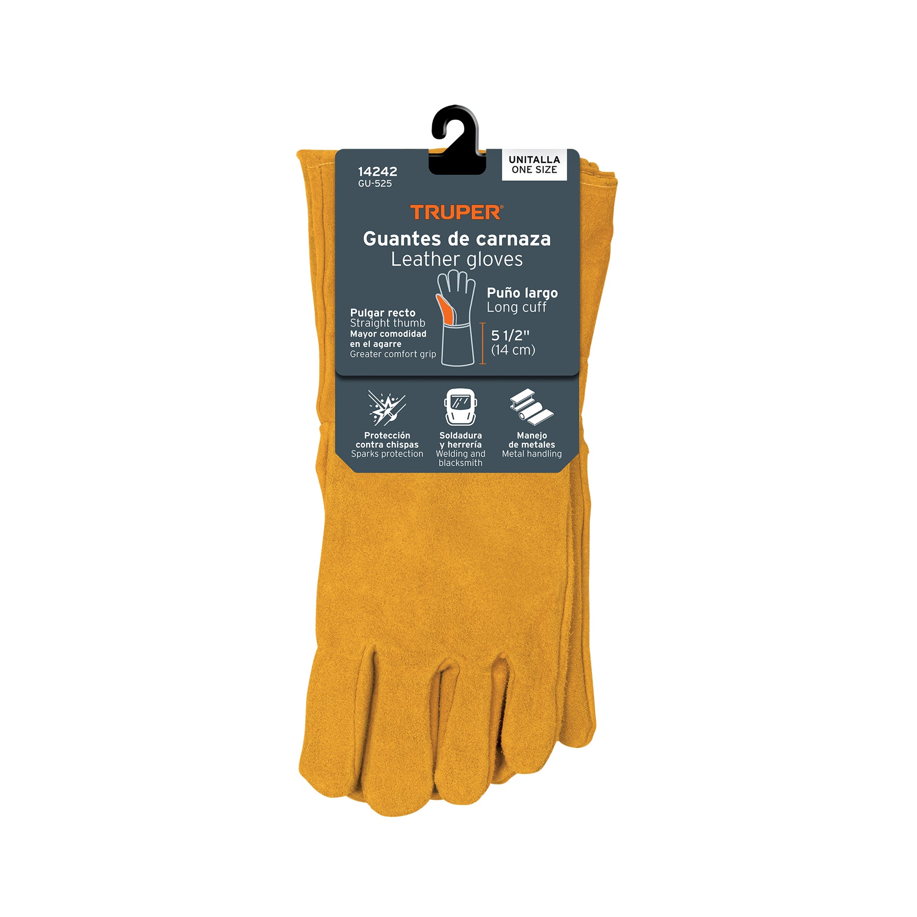 Guantes de carnaza, largo sustituto 14241