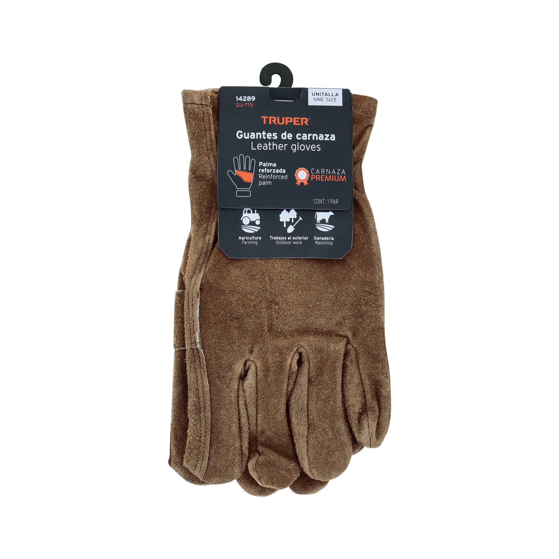 Guantes de carnaza para electricista