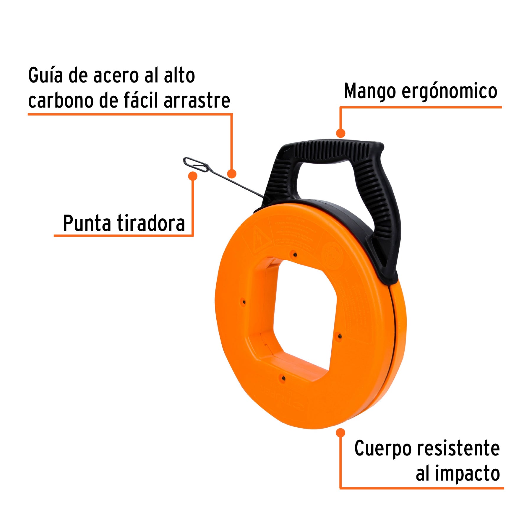 Guía para cable, 15 mts