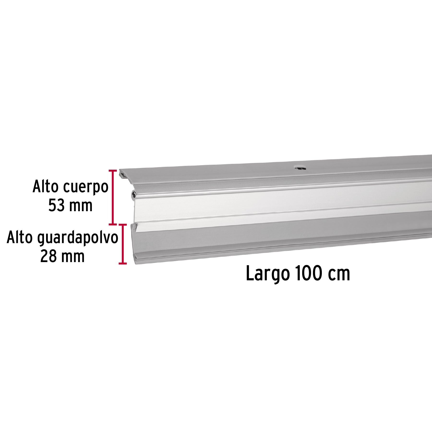 Guardapolvo automático 100 cm aluminio