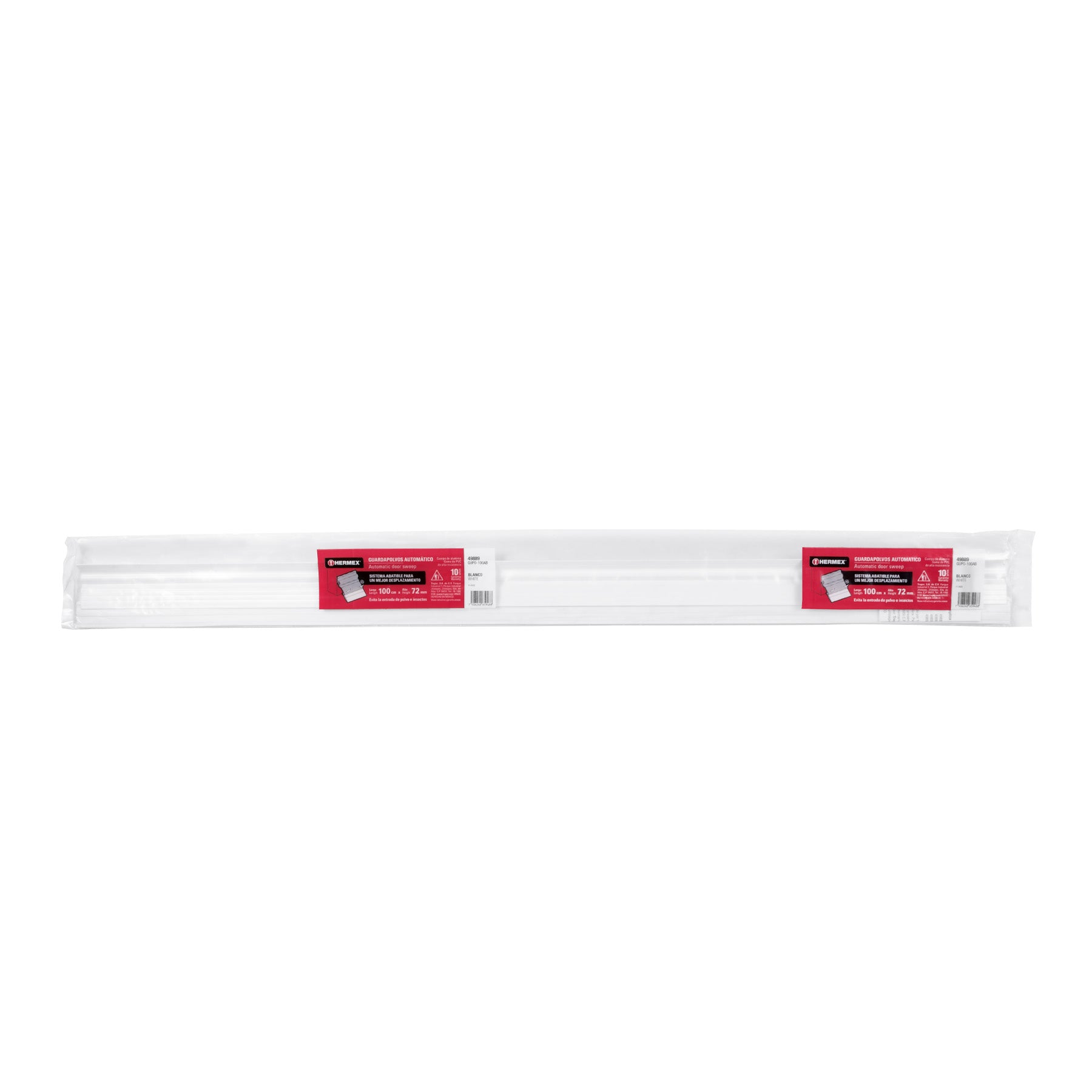 Guardapolvo automático 100 cm blanco