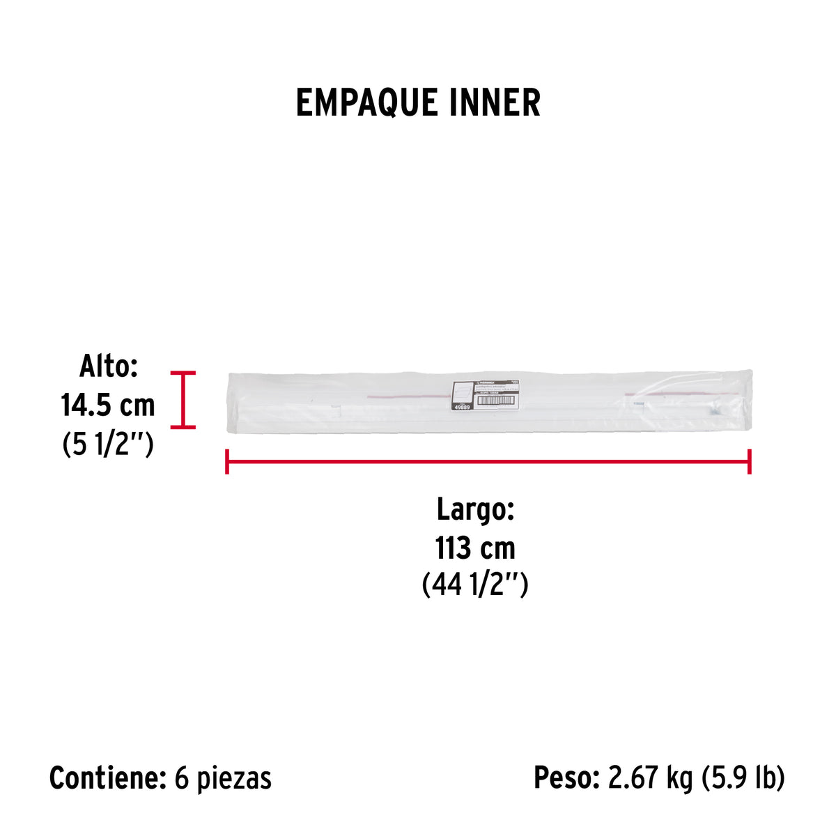 Guardapolvo automático 100 cm blanco