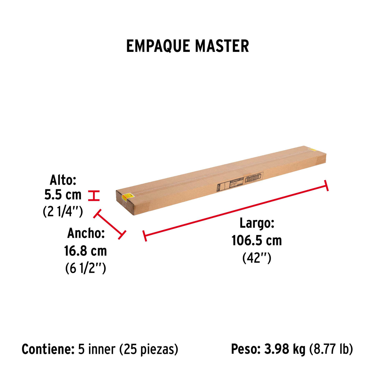 Guardapolvo, 100 cm, aluminio