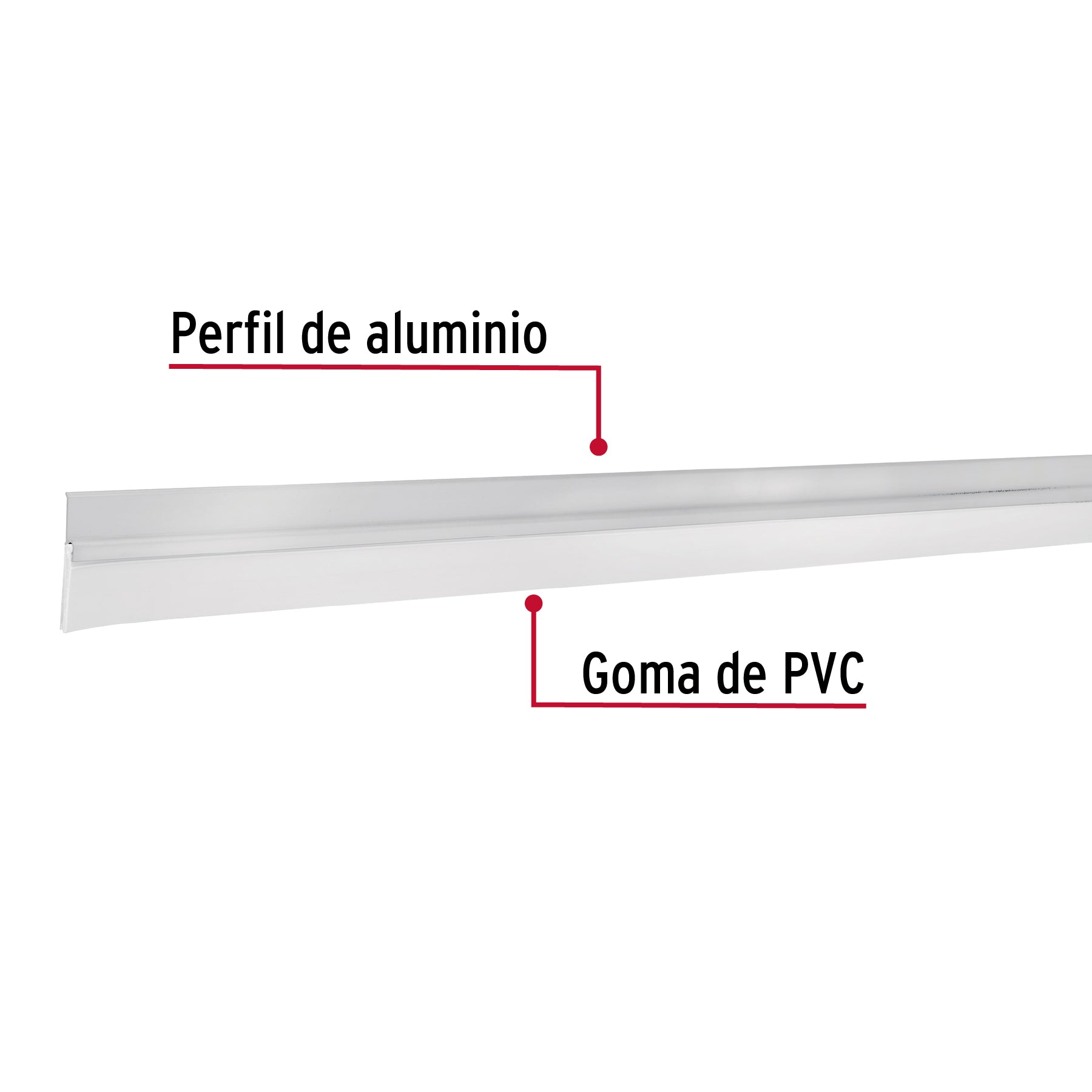 Guardapolvo, 100 cm, aluminio
