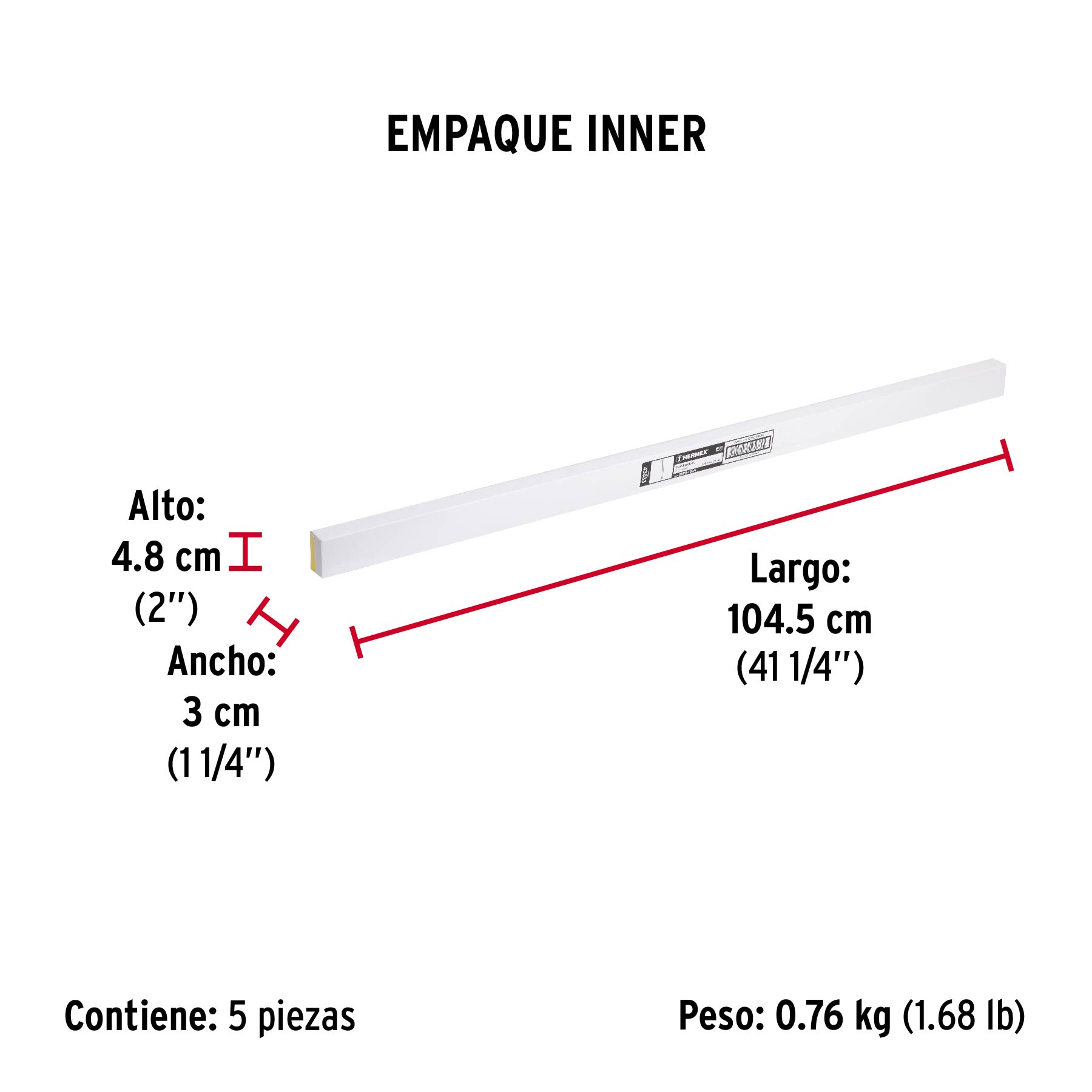 Guardapolvo, 100 cm, negro