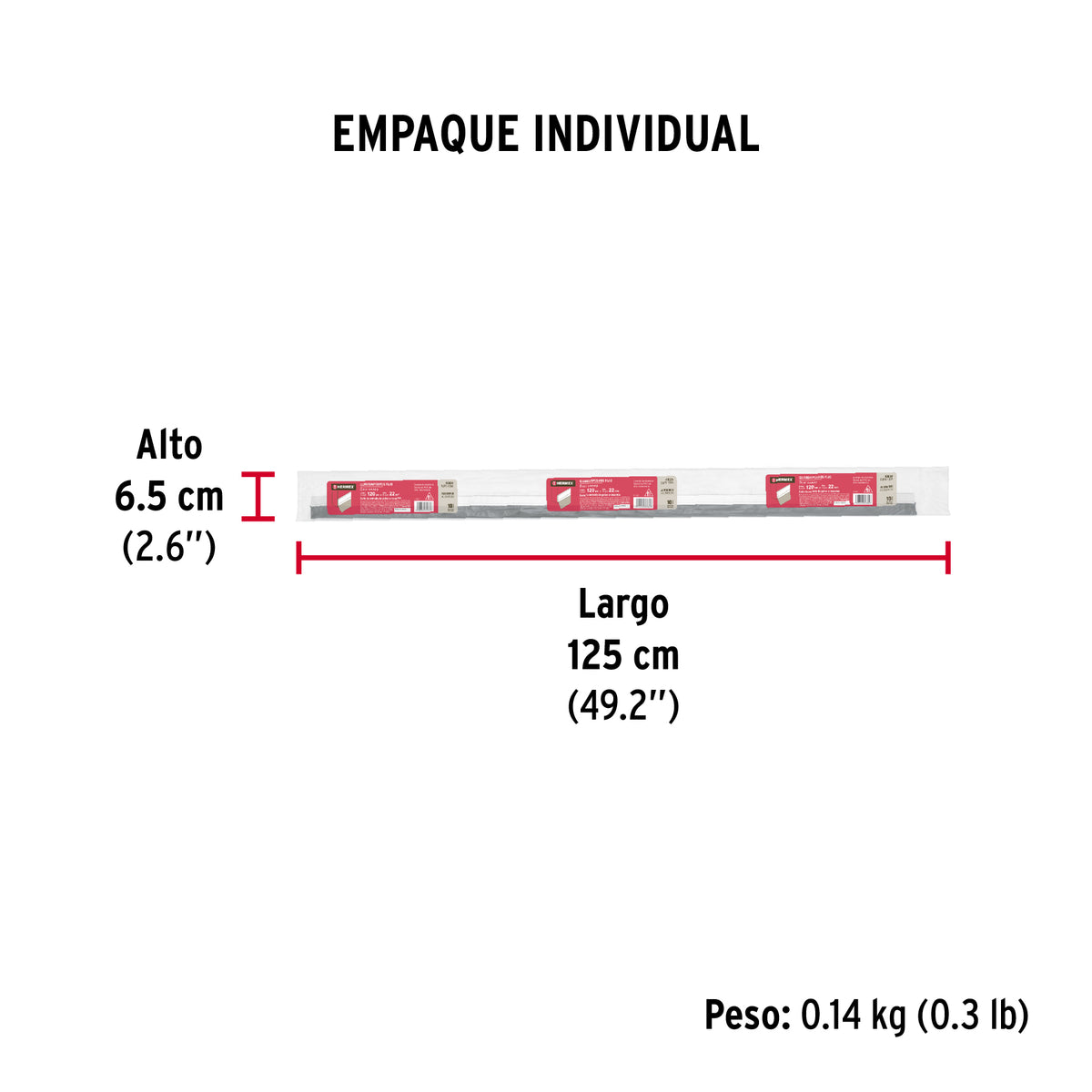 Guardapolvo, 120 cm, aluminio