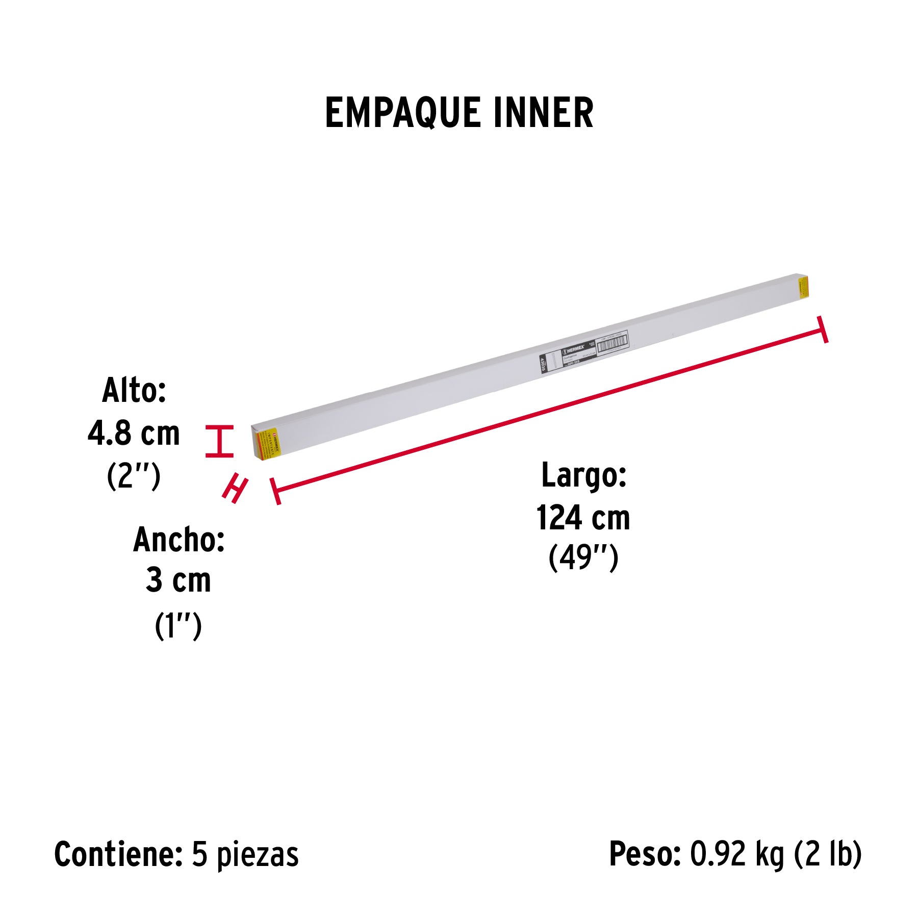 Guardapolvo, 120 cm, blanco