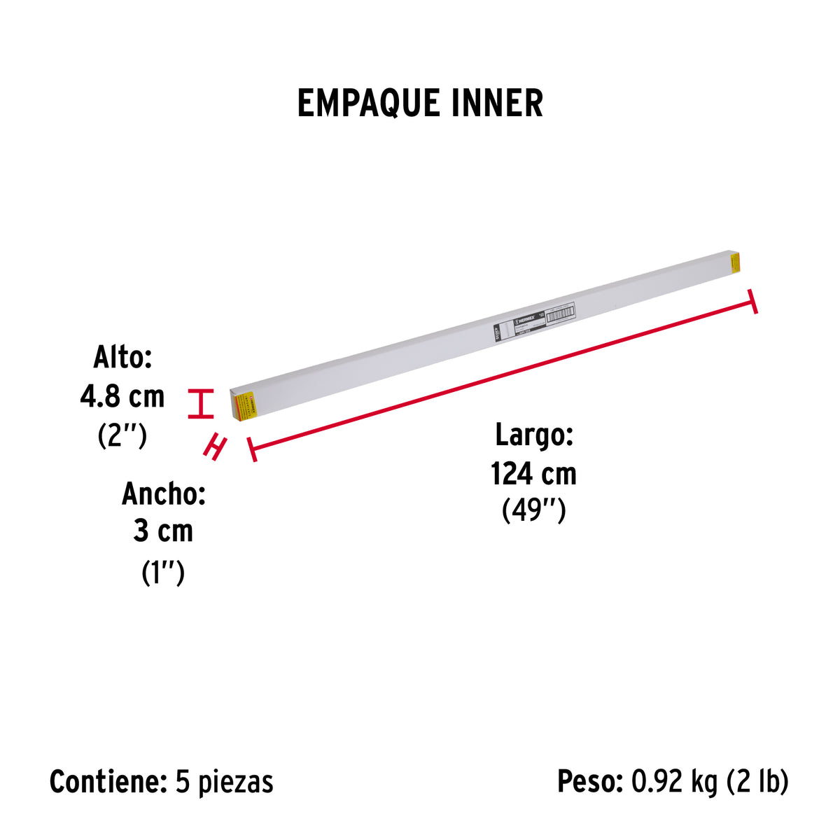 Guardapolvo, 120 cm, blanco