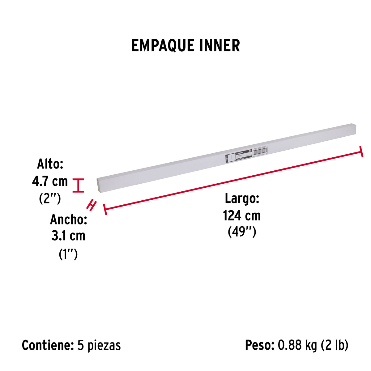 Guardapolvo, 120 cm, negro