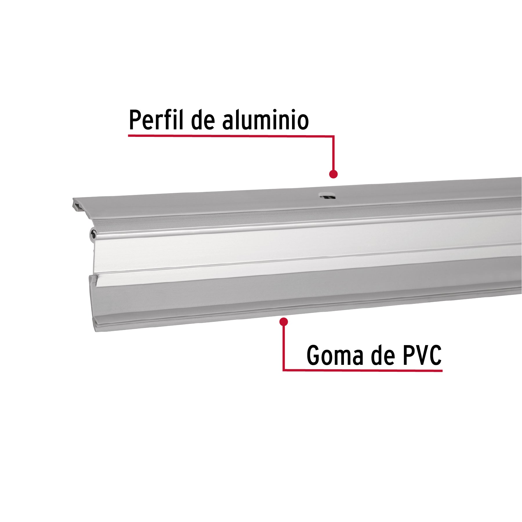 Guardapolvo automático 90 cm aluminio
