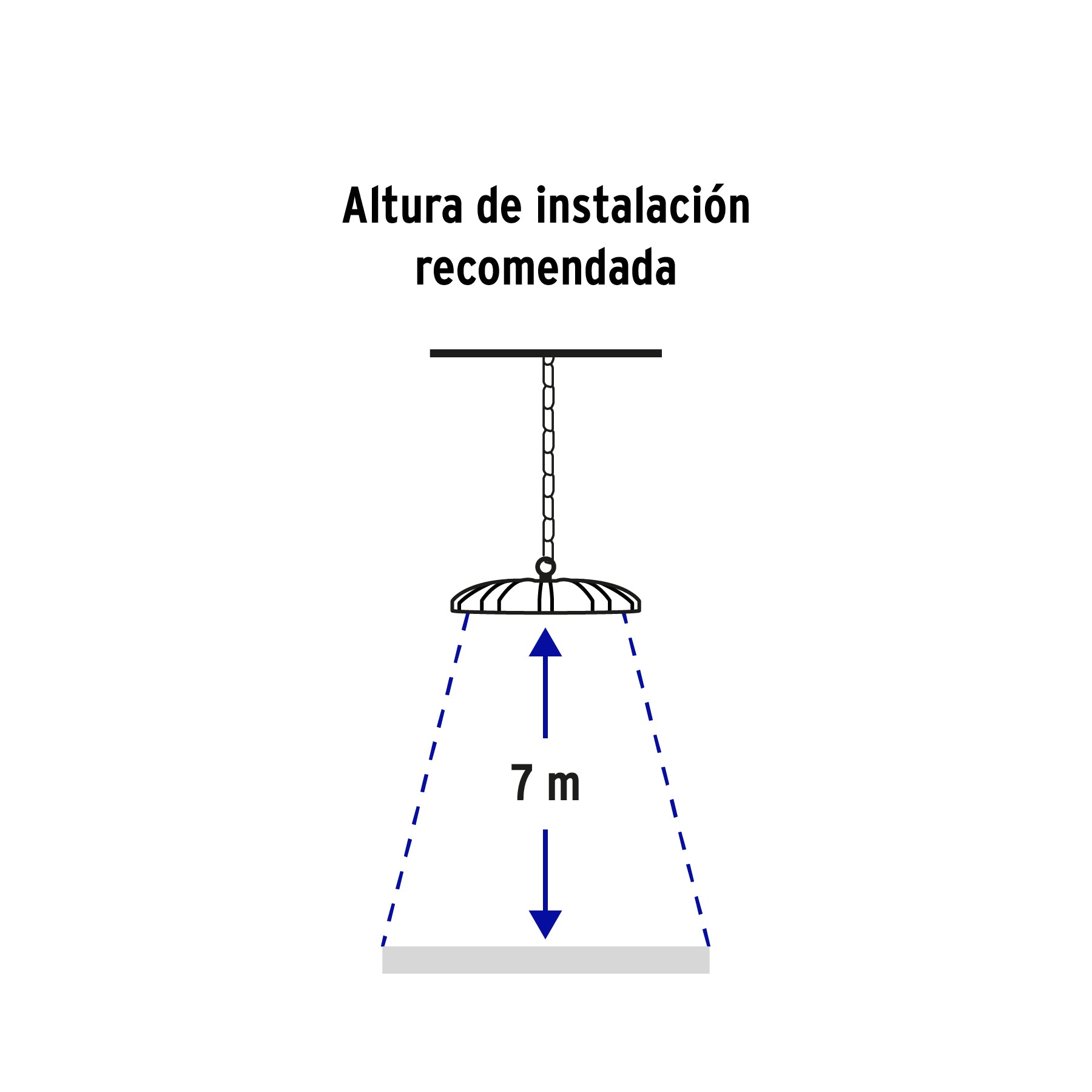 Luminario de LED 150 W High Bay, Volteck