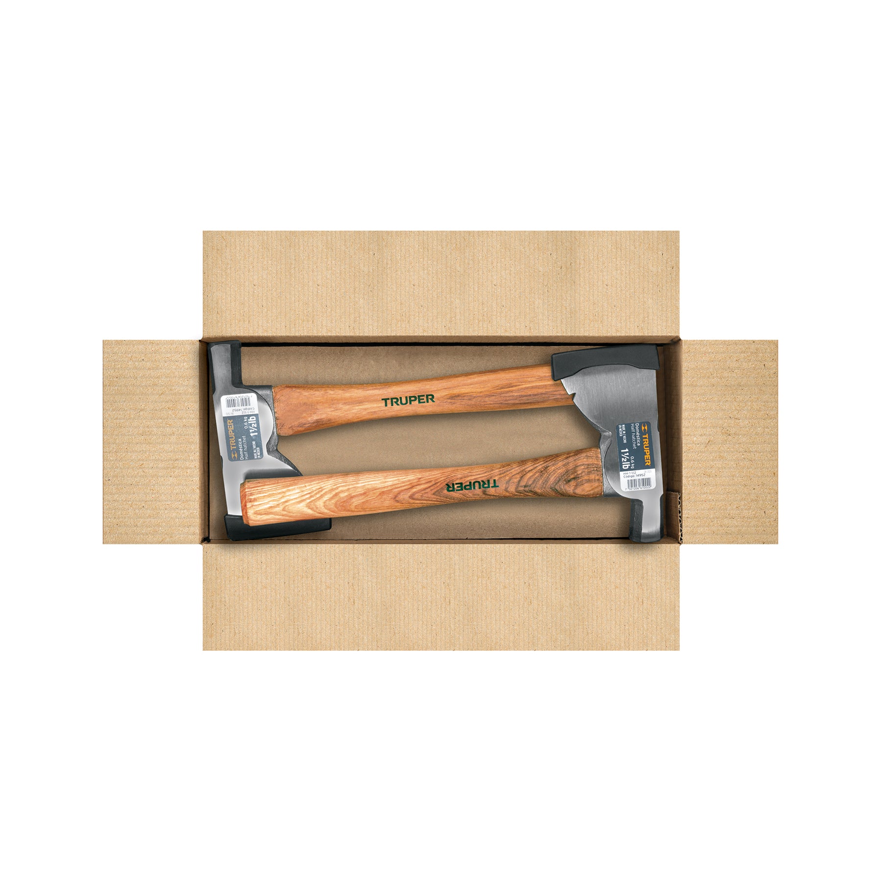 Hacha Doméstica, 1-1/2 lb, mango Hickory 14"