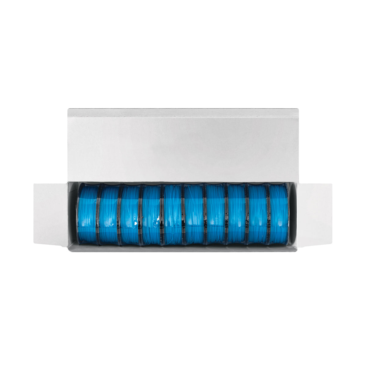 Hilo para pesca, rollo 100m, calibre 0.80mm, azul