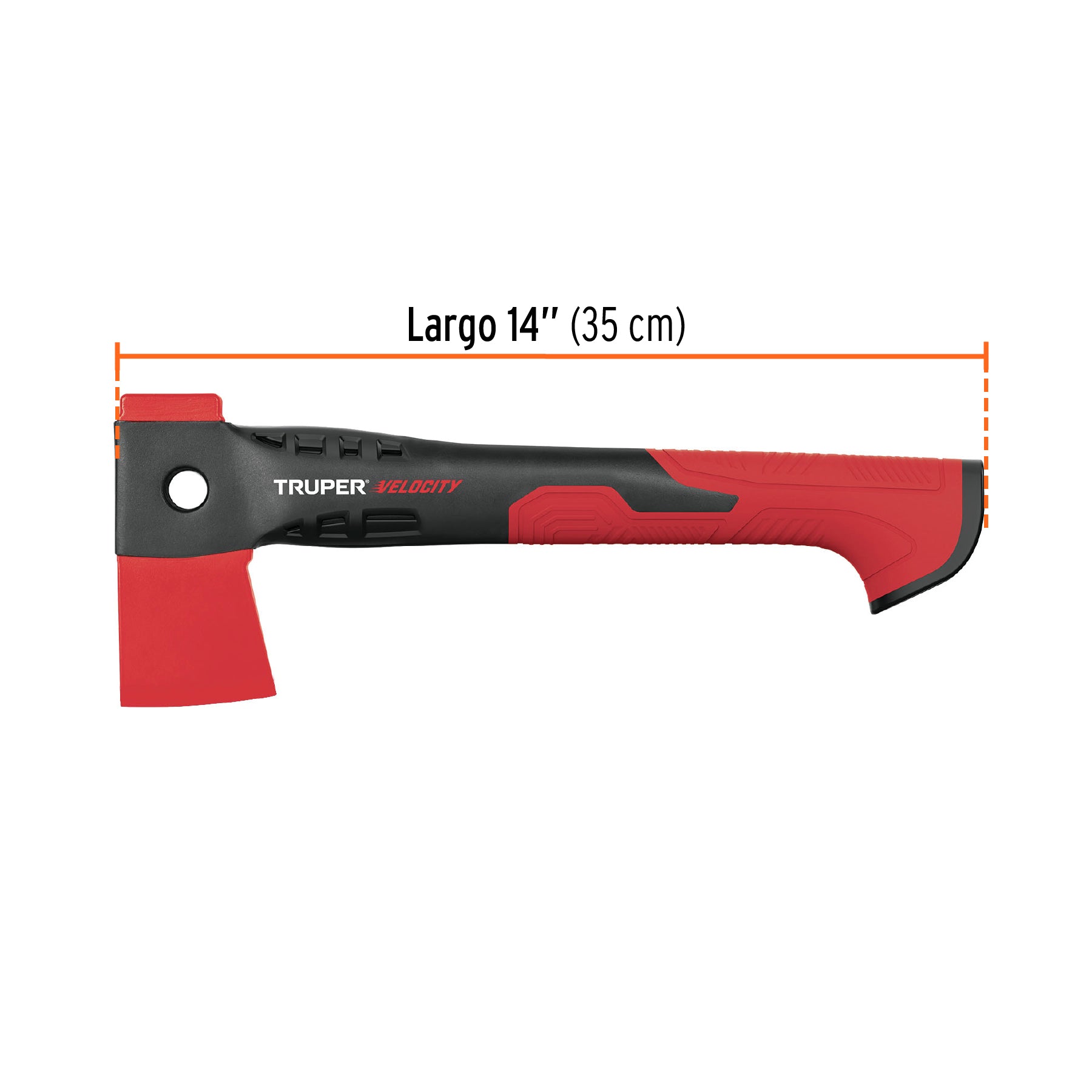 Hacha Cazadora, 1-1/4 lb, mango nylon 14"