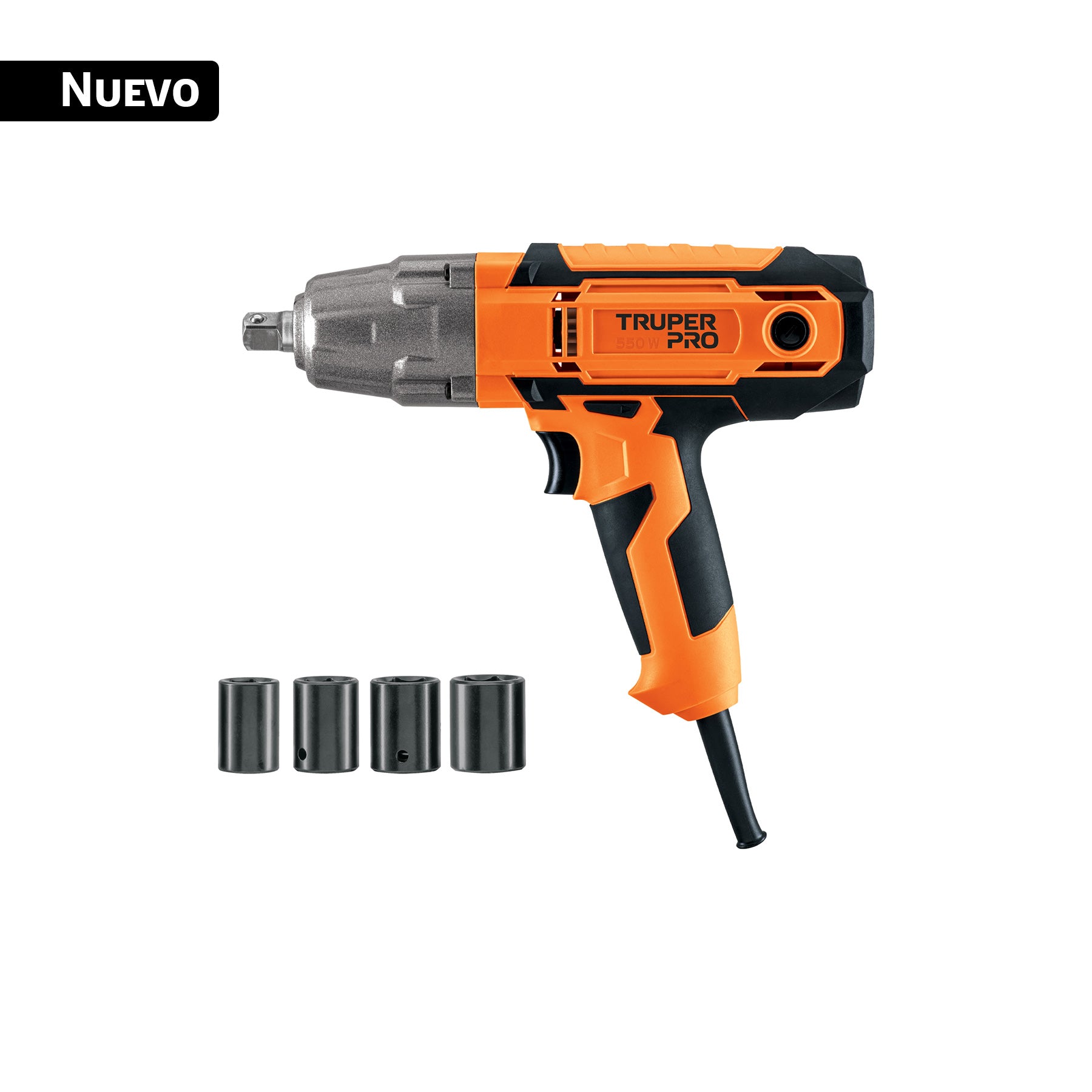 Llave de impacto 1/2' 550W, 258 ft/lb, TRUPER PRO