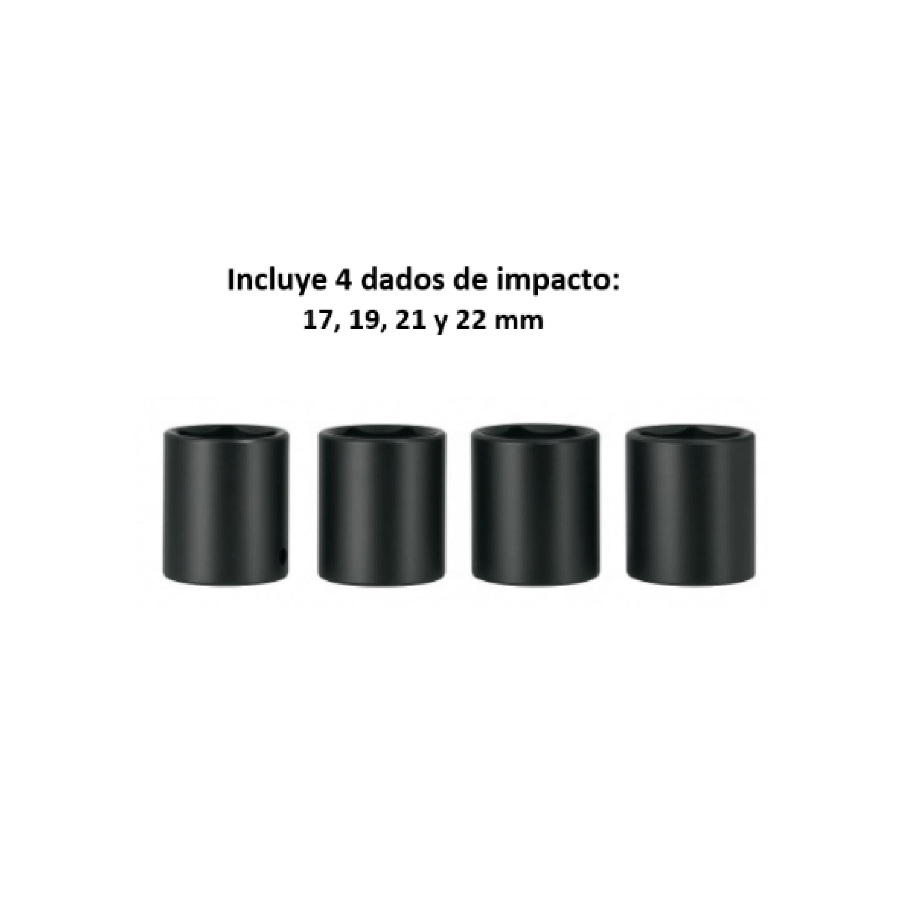 Llave de impacto 1/2' 550W, 258 ft/lb, TRUPER PRO