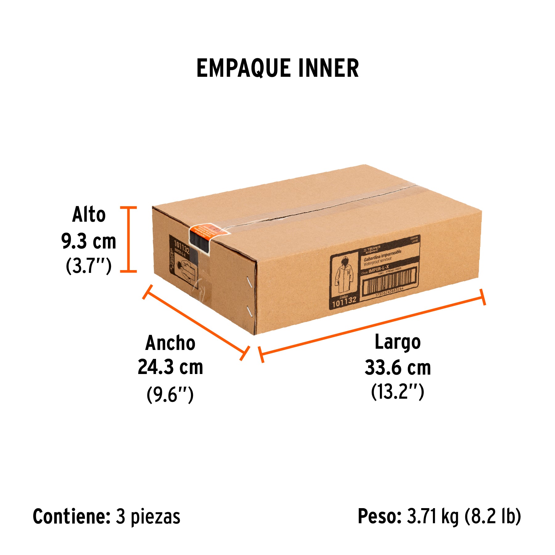 Gabardina impermeable, PVC/poliéster/PVC, 0.35 mm G, Expert